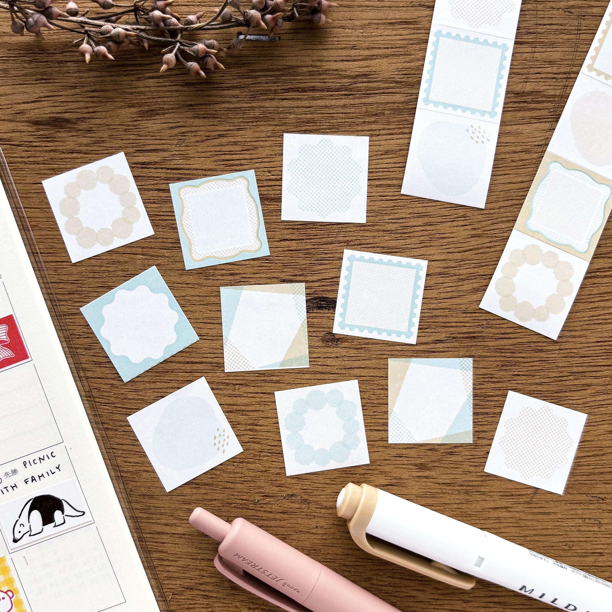 Baum deco Stickers - Square Frame