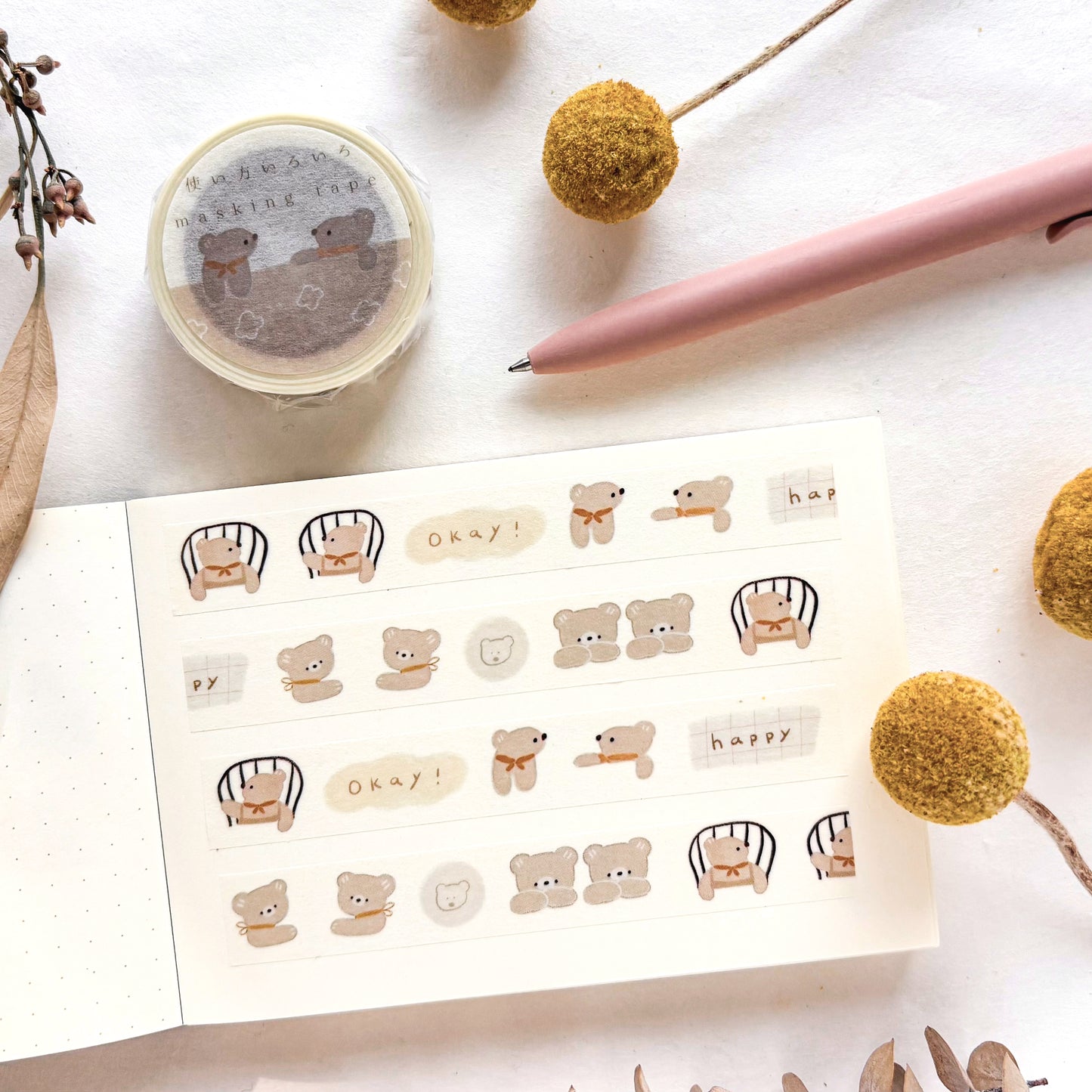 Ranmyu / Washi Tape - Twins