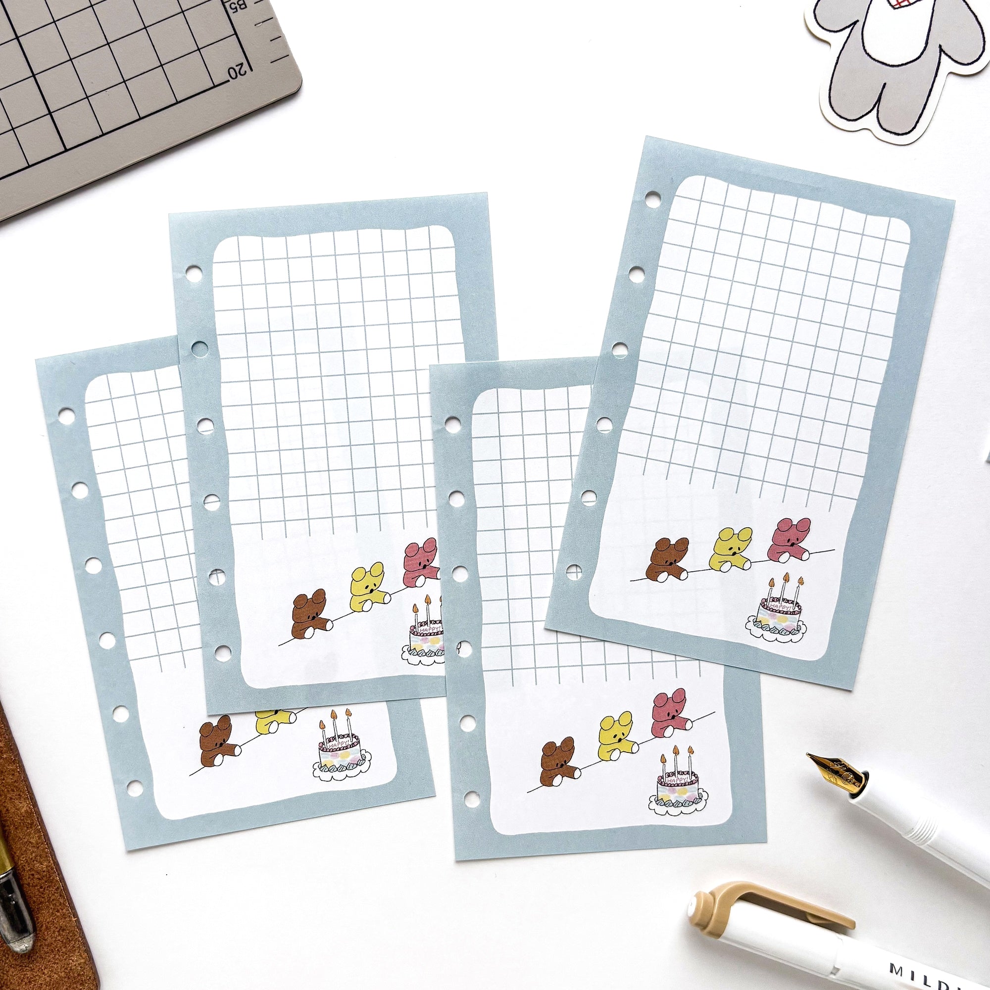 Nico Recipe / M6 Planner Refill - HAPPY