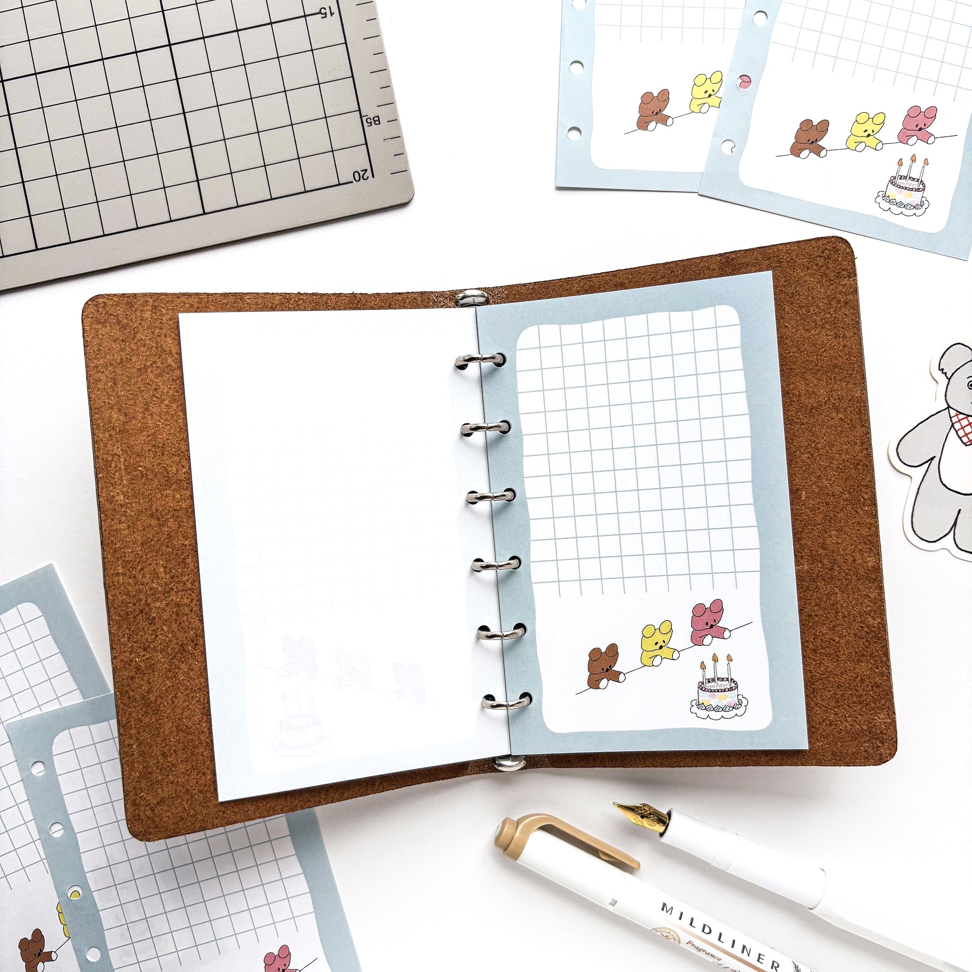 Nico Recipe / M6 Planner Refill - HAPPY
