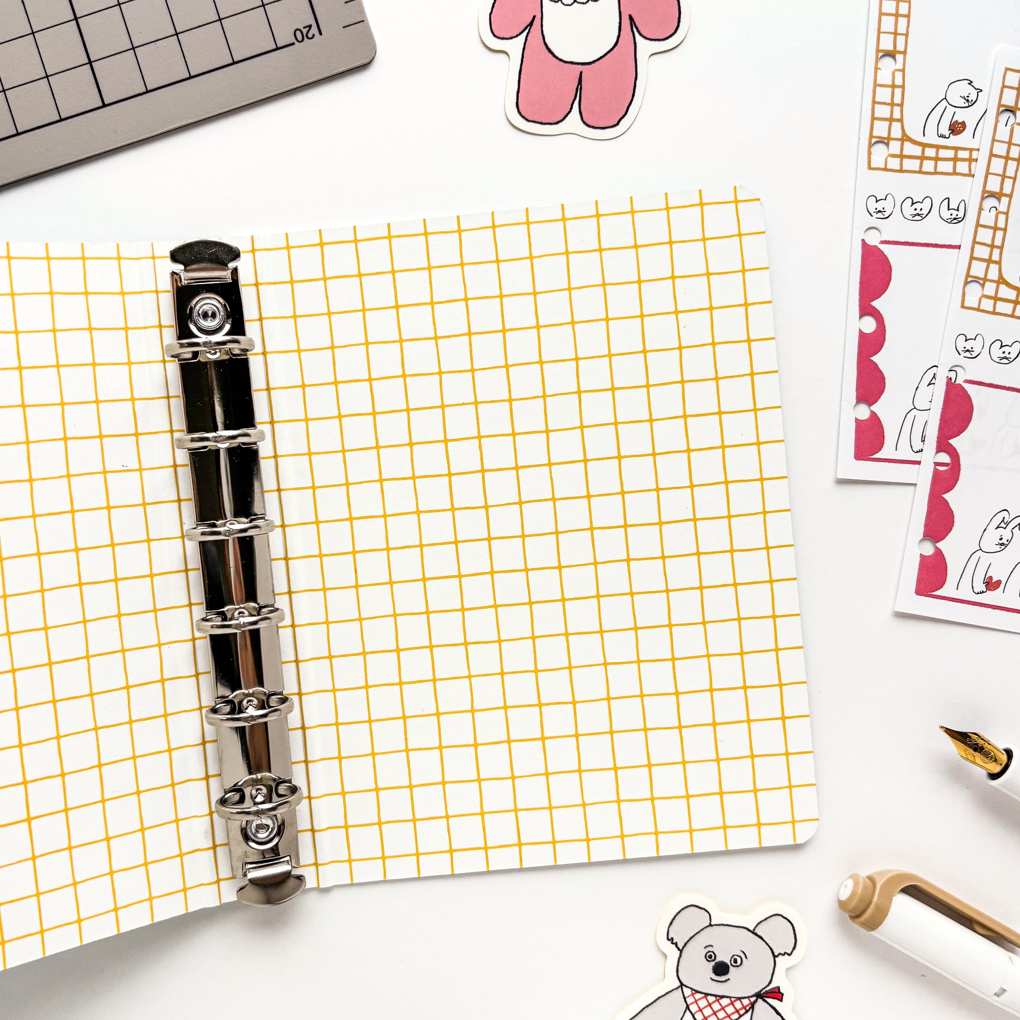 Nico Recipe / M6 Paper Ring Binder - Sweets Time