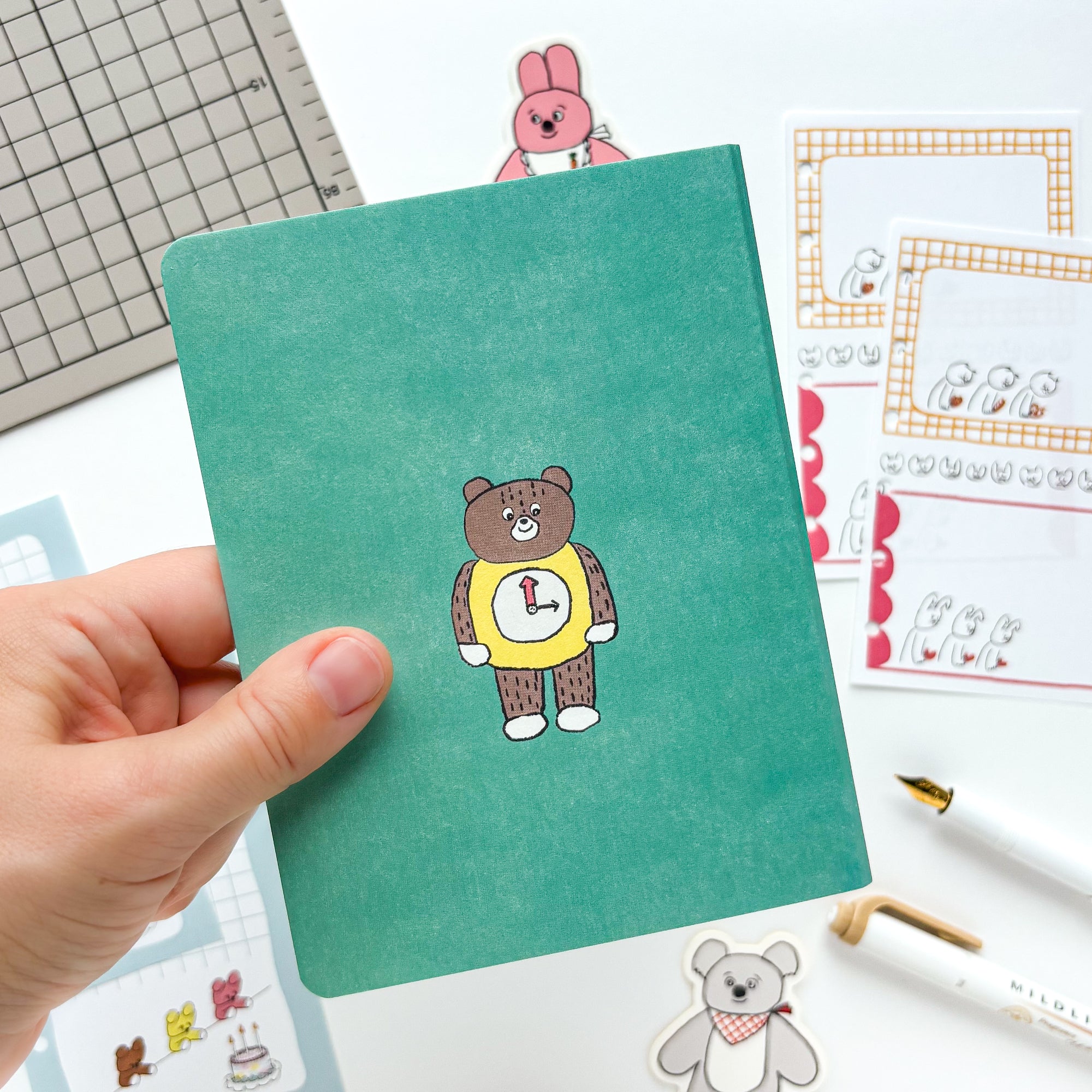 Nico Recipe / M6 Paper Ring Binder - Sweets Time