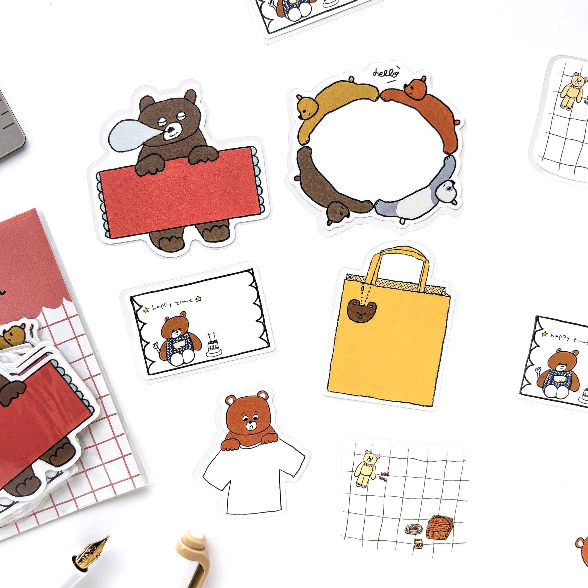 Nico Recipe / Flake Sticky Notes - Bear Bear Bear