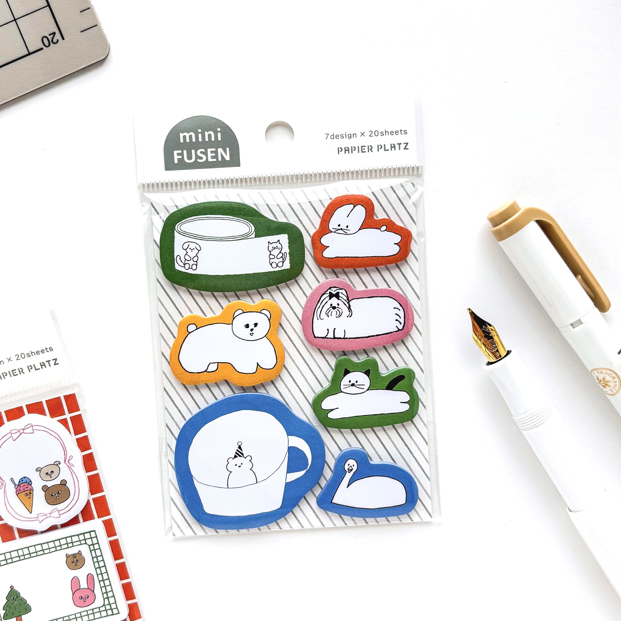 Nico Recipe / Mini Sticky Notes - Colorful Animals