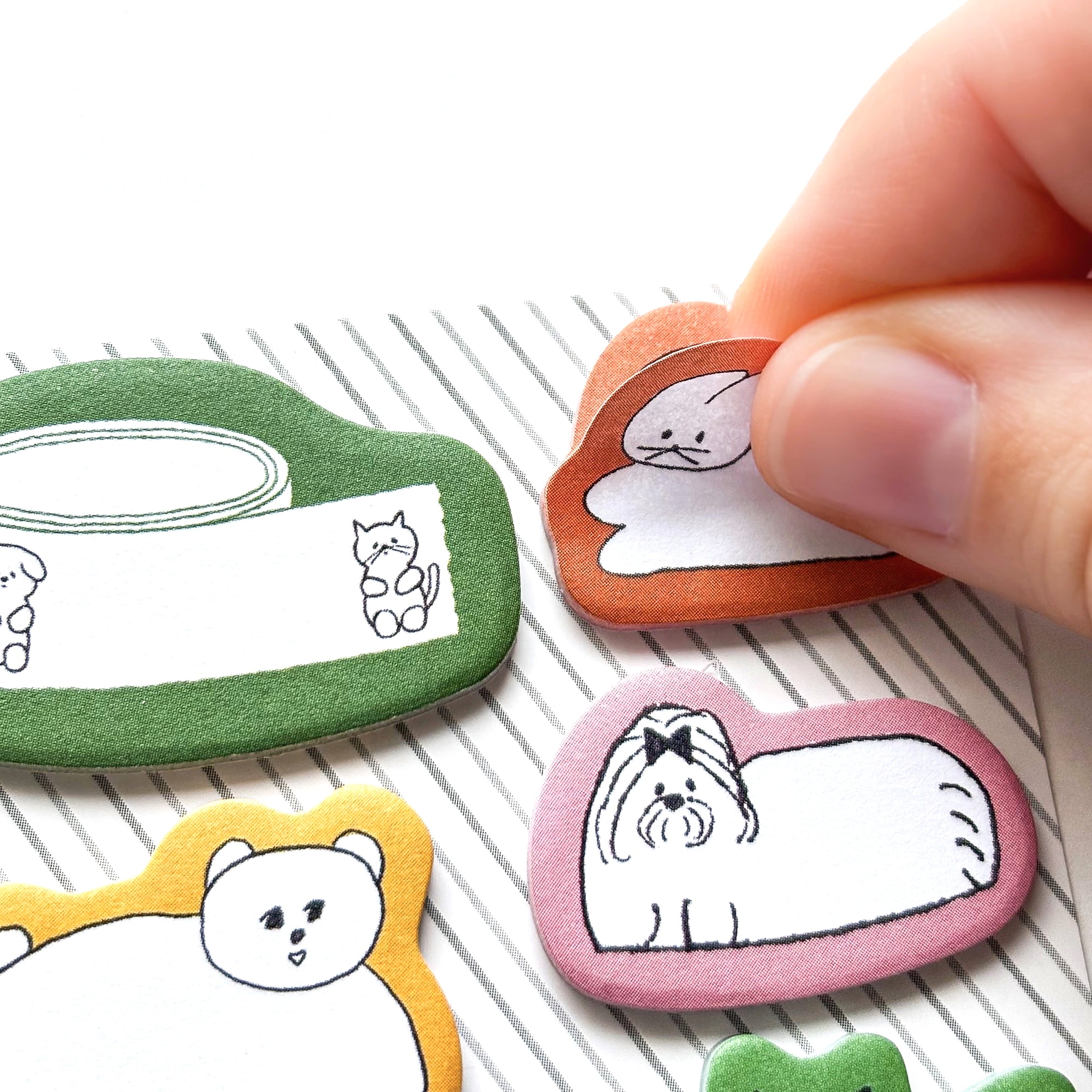 Nico Recipe / Mini Sticky Notes - Colorful Animals