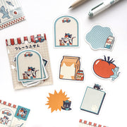 Obi1 / Nyan Nyan MART Flake Sticky Notes - Wednesday