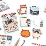 Obi1 / Nyan Nyan MART Flake Sticky Notes - Sunday