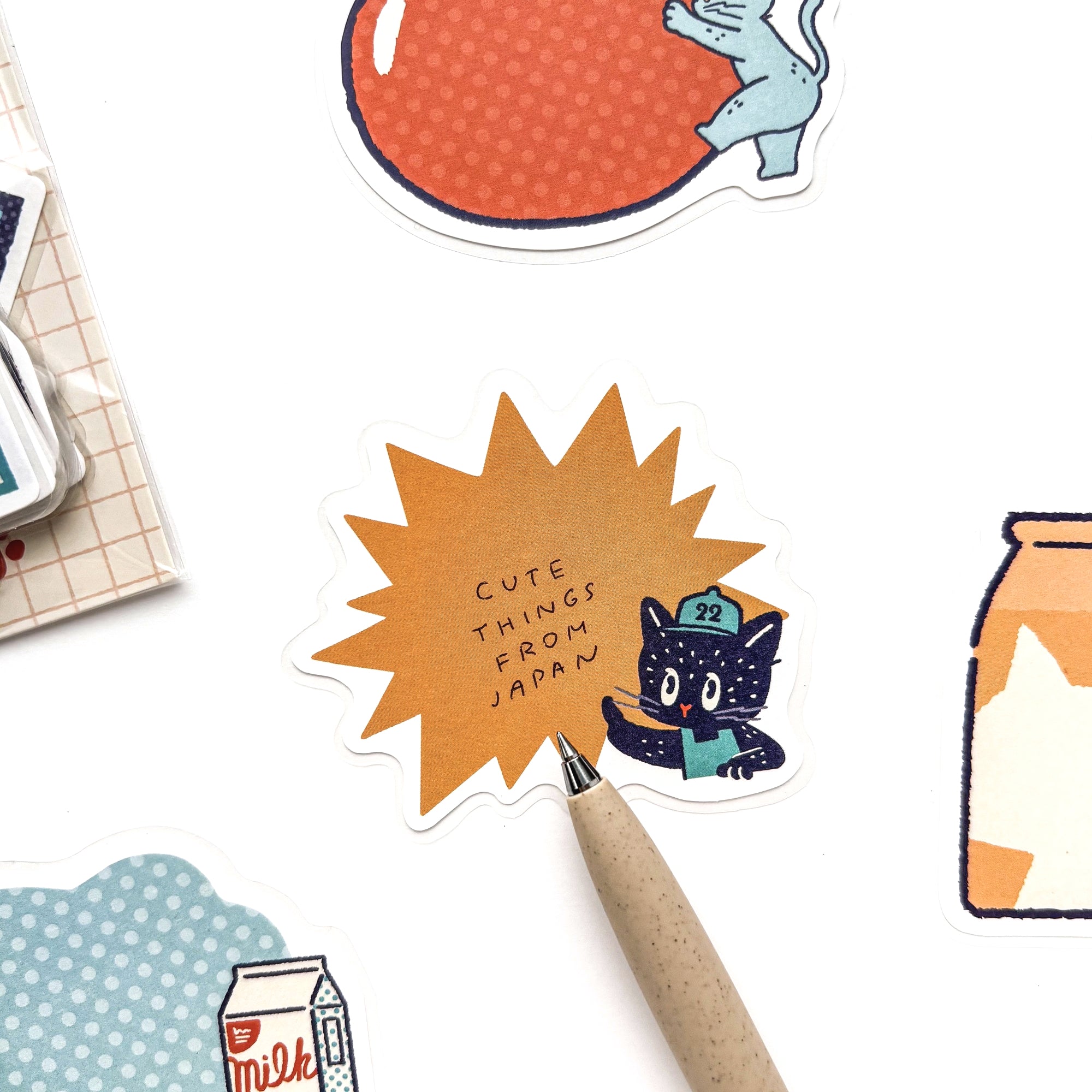Obi1 / Nyan Nyan MART Flake Sticky Notes - Wednesday