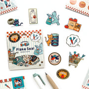 Obi1 / Nyan Nyan MART Flake Stickers - Weekdays