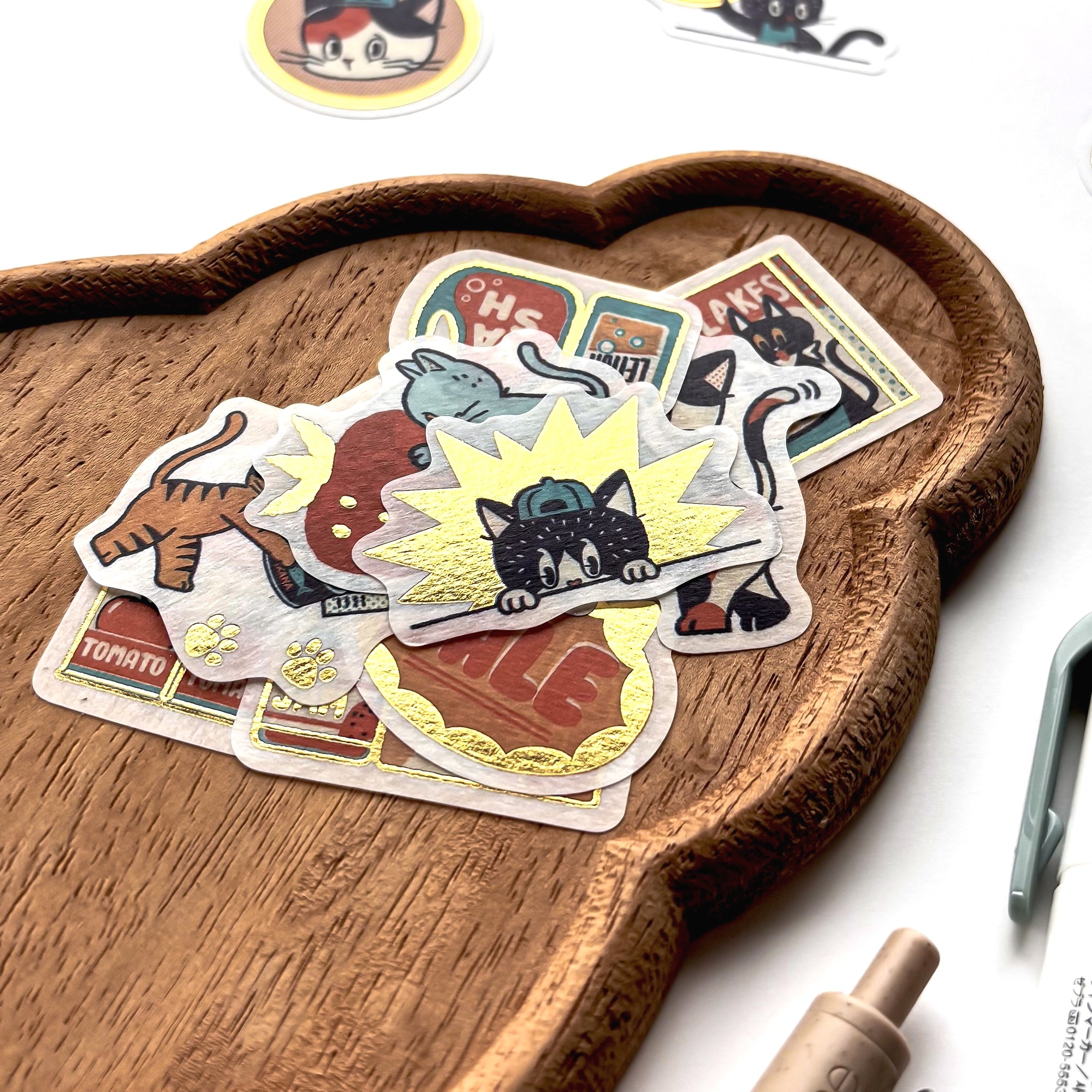 Obi1 / Nyan Nyan MART Flake Stickers - Sale Day