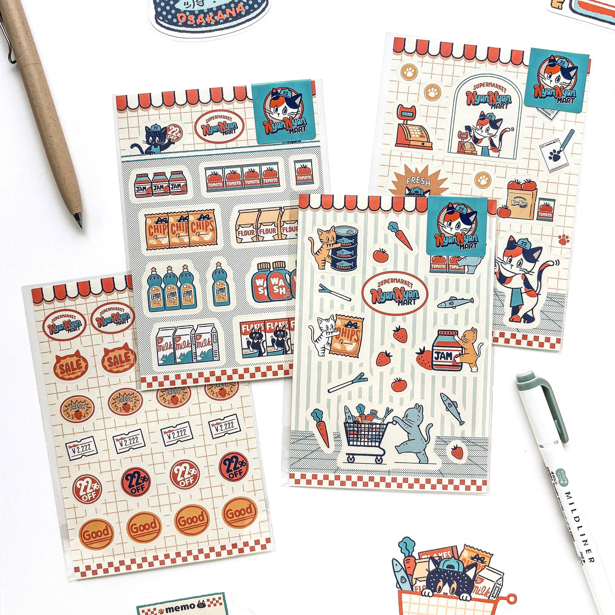 Obi1 / Nyan Nyan MART Stickers - SEAL