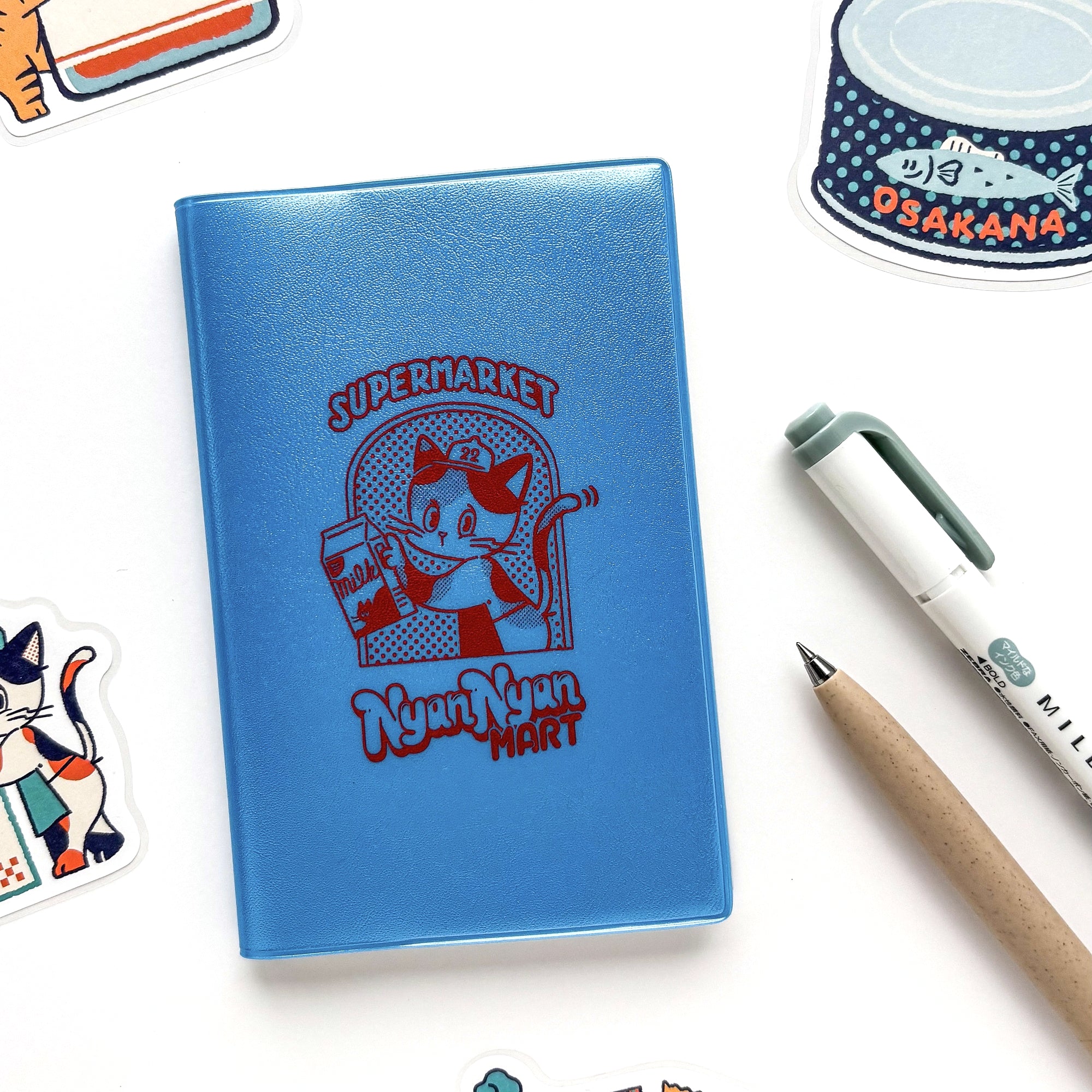 Obi1 / Nyan Nyan MART Pocket Notebook - Open!