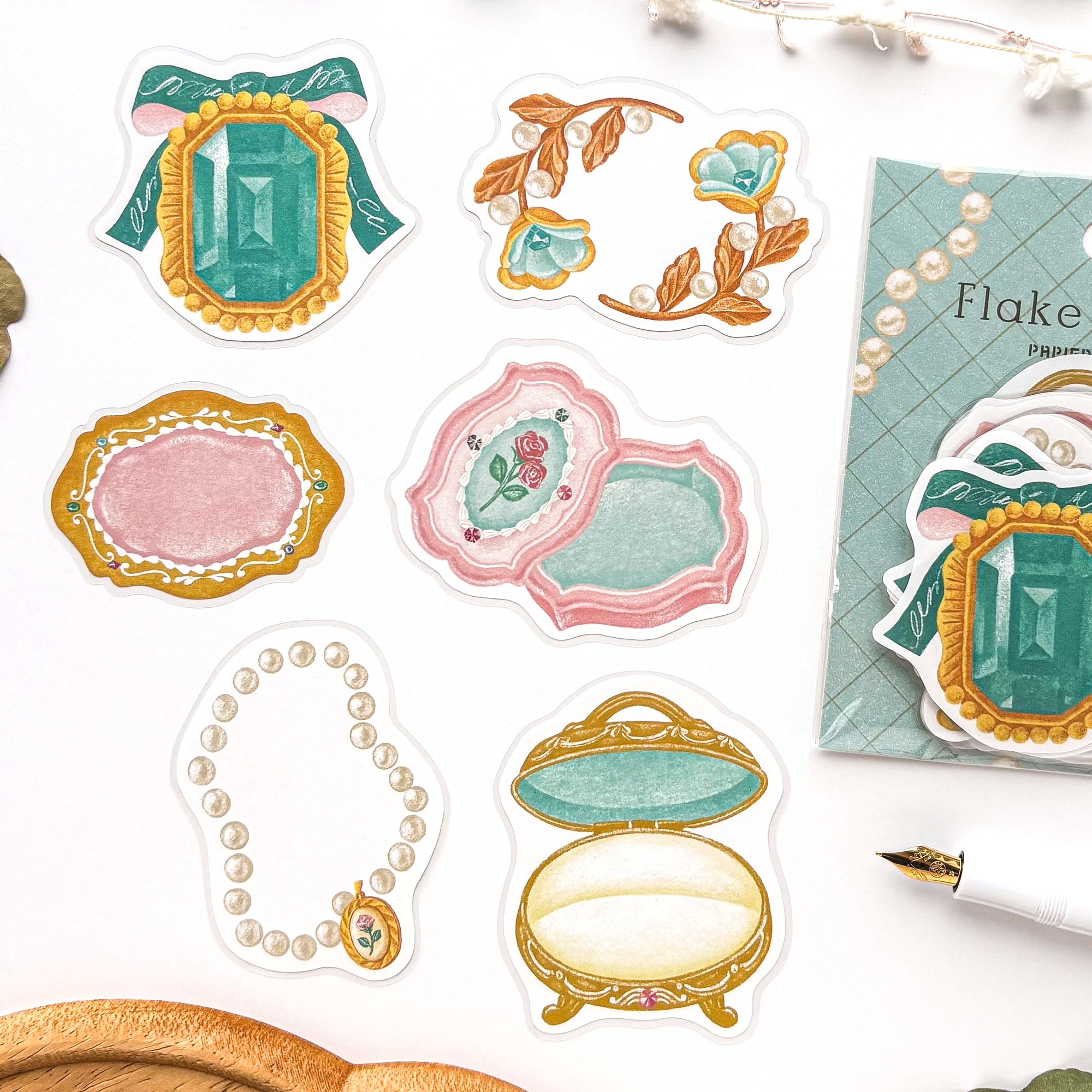 ALACARUDOU / Flake Sticky Notes - jewelry