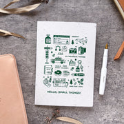 Limited Edition Sutenai 100% Recycled Washi Paper Notebook - Plain A5