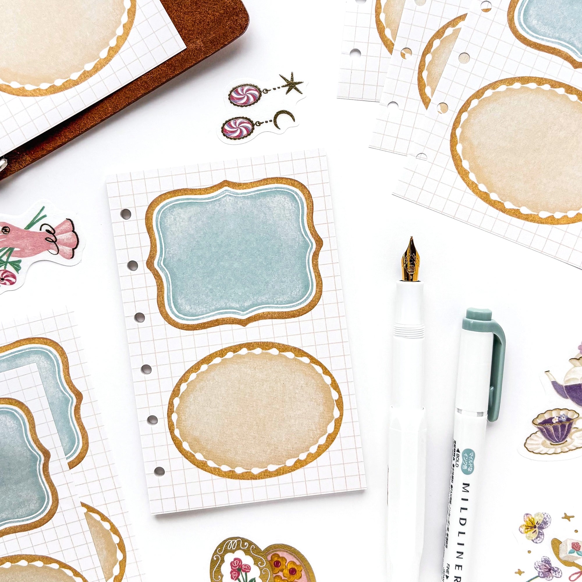 ALACARUDOU / M6 Planner Refills - Cookies