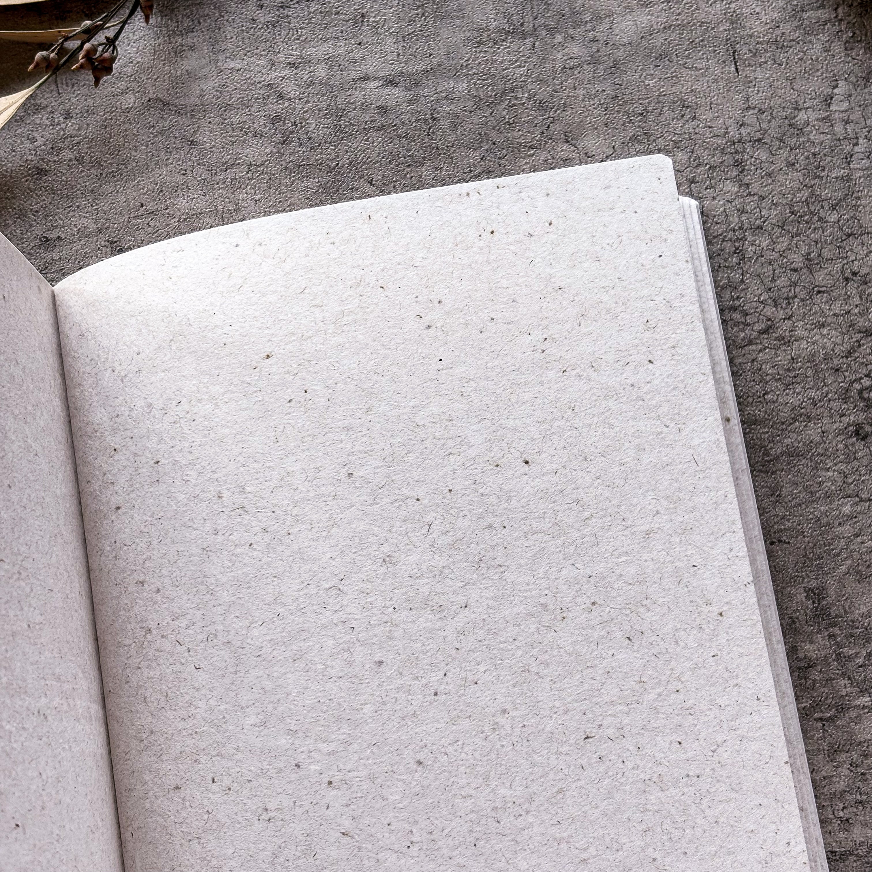 Limited Edition Sutenai 100% Recycled Washi Paper Notebook - Plain A5