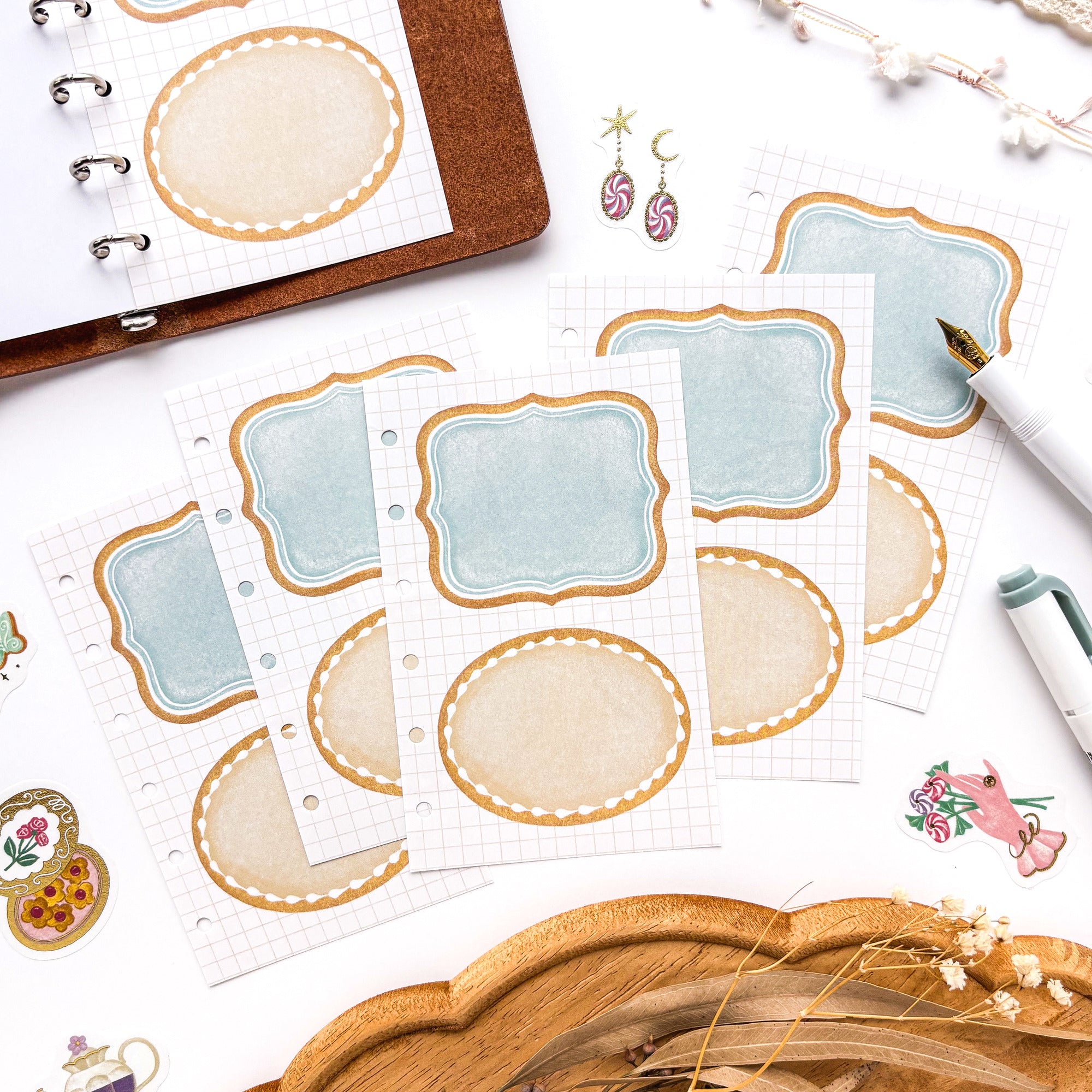 ALACARUDOU / M6 Planner Refills - Cookies