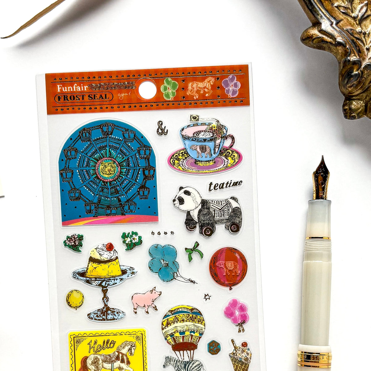 Aya Inoue / Foil-stamped Stickers - Carousel