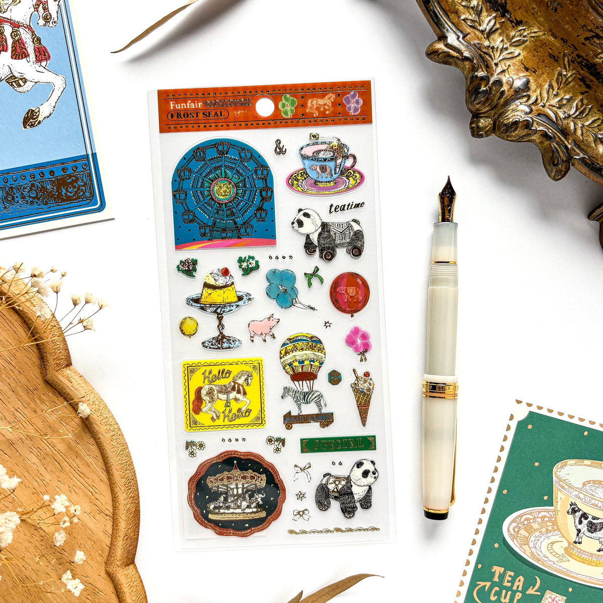 Aya Inoue / Foil-stamped Stickers - Carousel