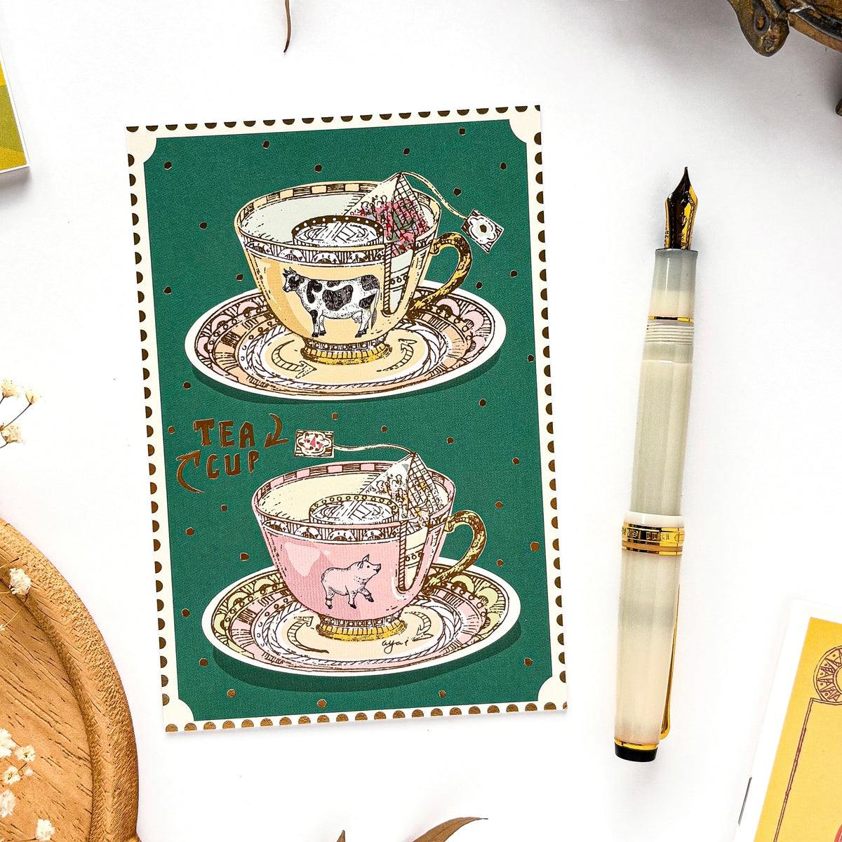 Aya Inoue / Shiny Postcard - Tea Cup