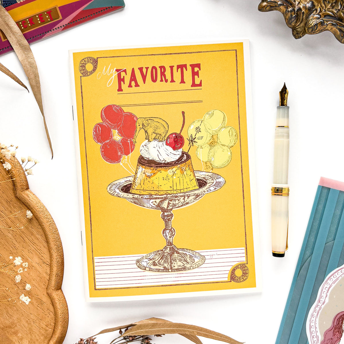 Aya Inoue / A5 Size Notebook - Pudding