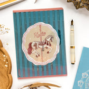 Aya Inoue / A5 Double-Pocket Clear Folder - Carousel