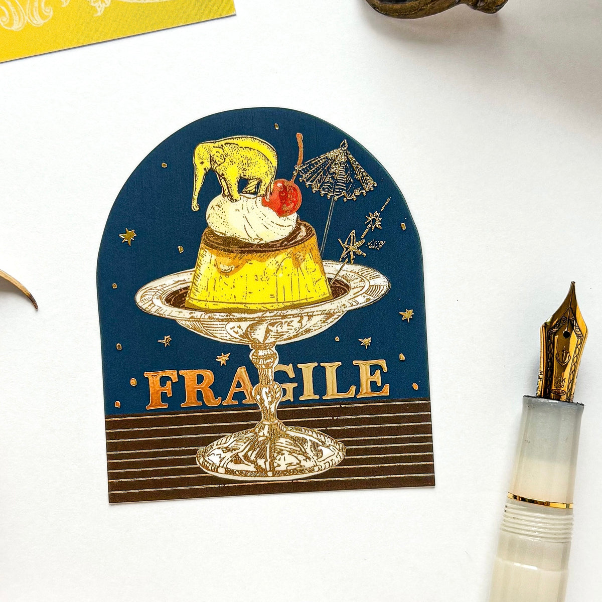 Aya Inoue / Clear Shiny Sticker - Pudding