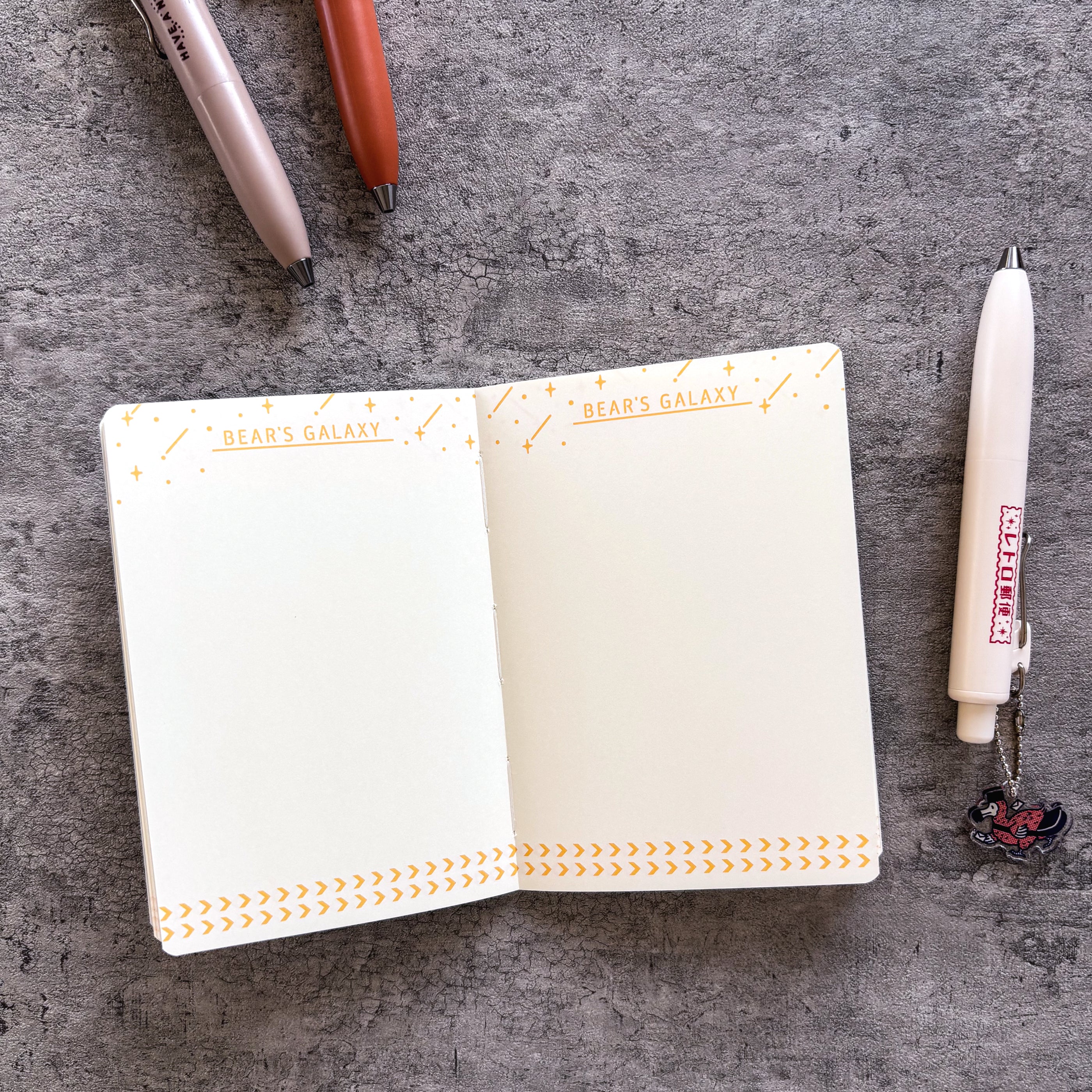 Obi1 / Passport Style Notebook - Galaxy Tours (blue)
