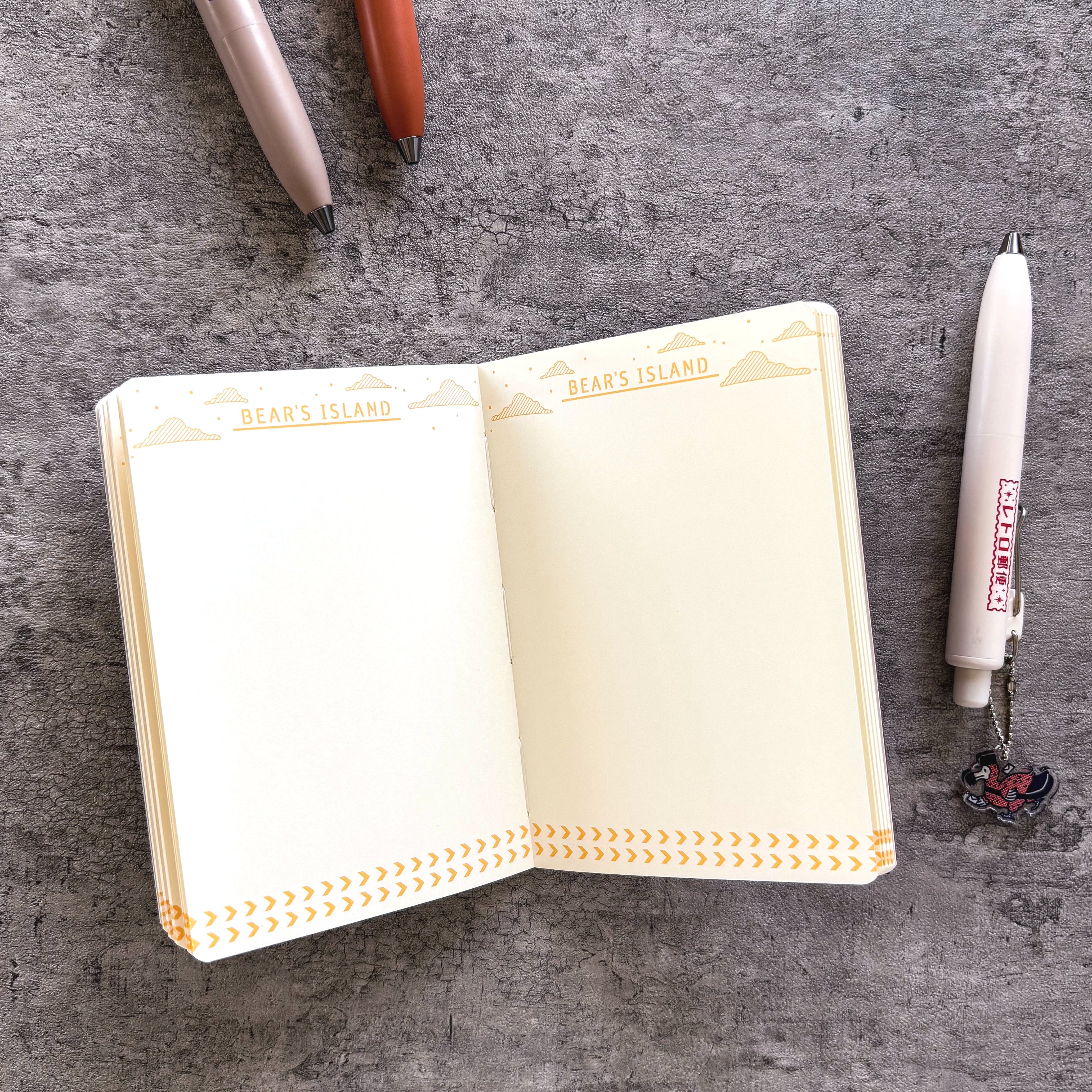 Obi1 / Passport Style Notebook - Earth Tour (red)