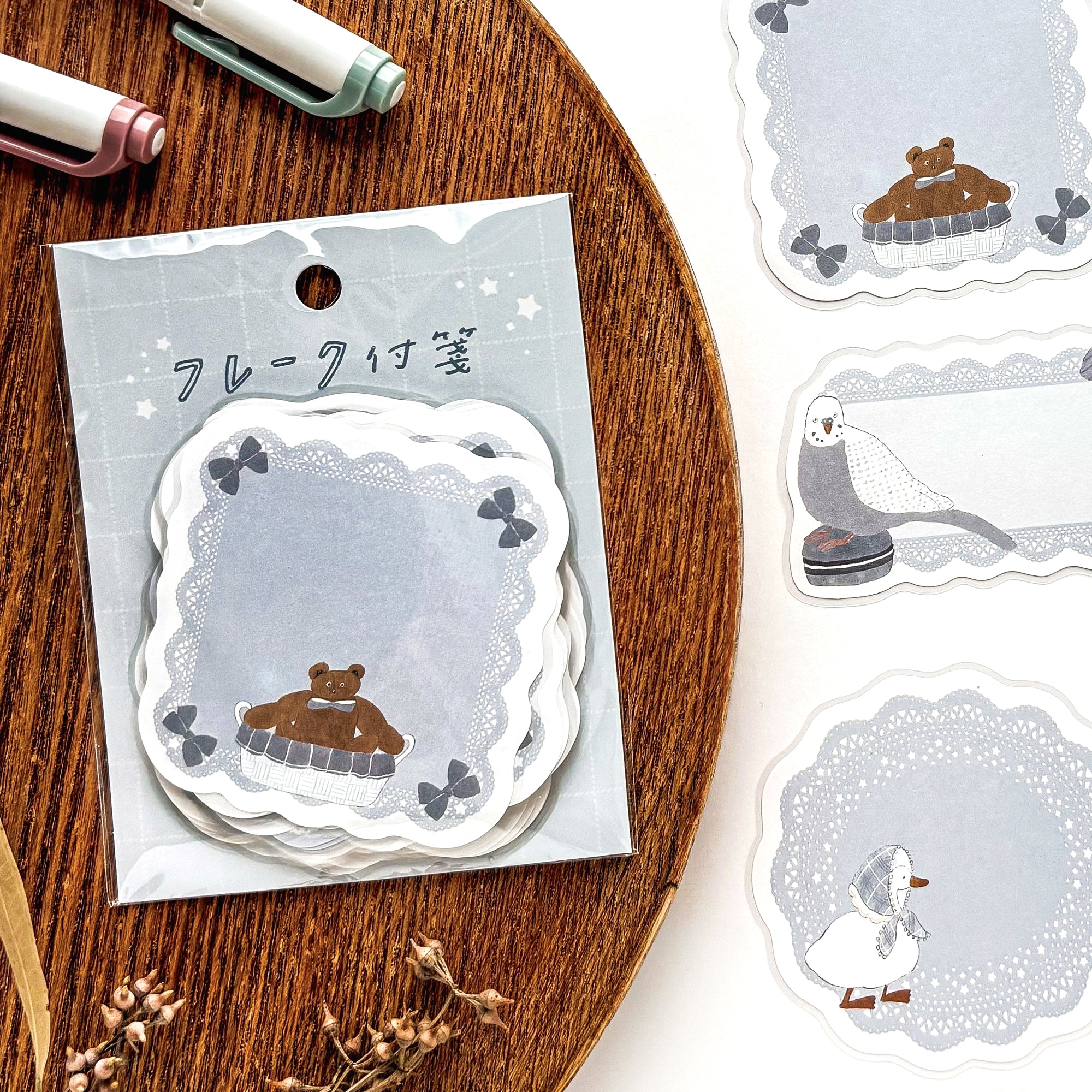 Shoichiro Tobimatsu / Flake Sticky Notes - Blue Favorite