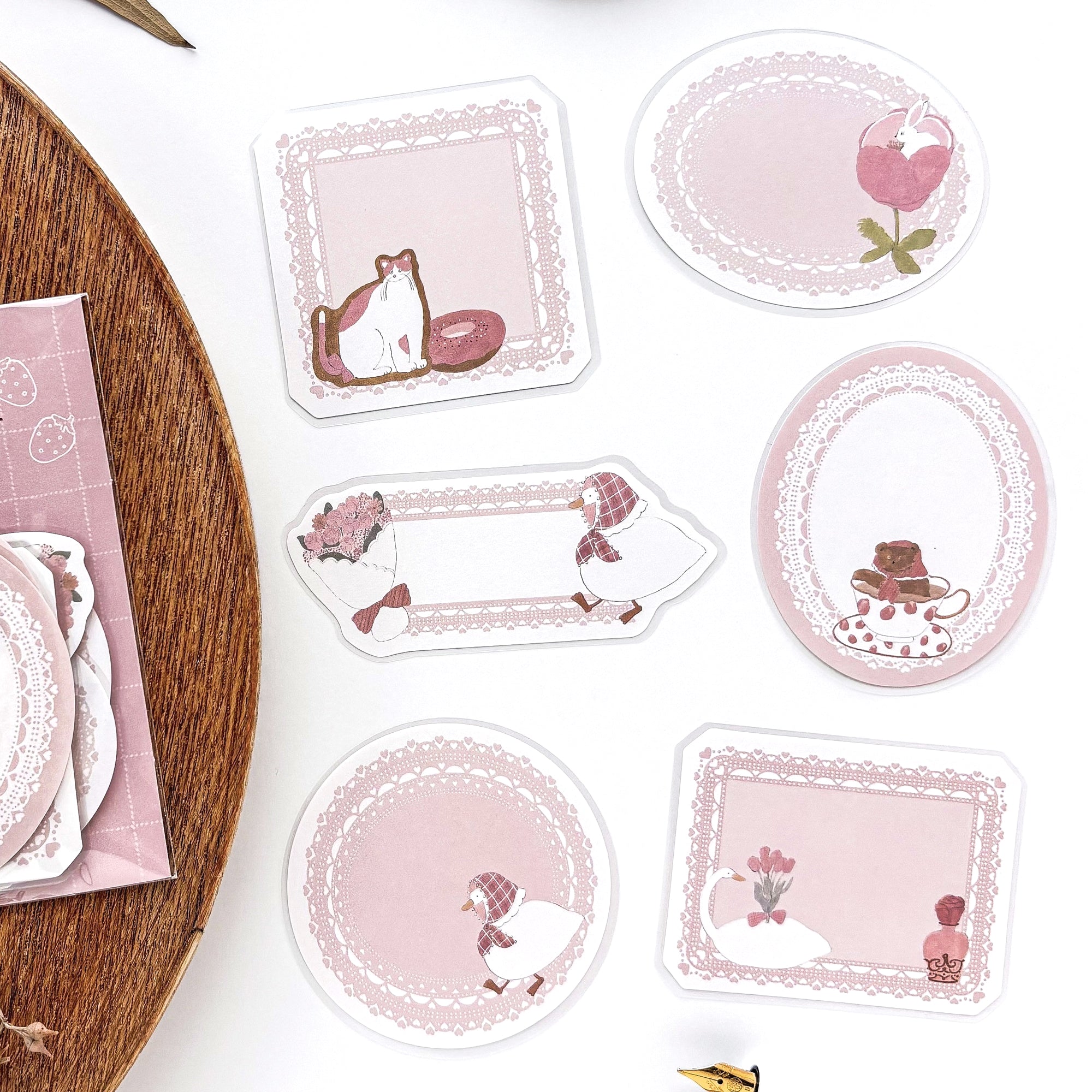 Shoichiro Tobimatsu / Flake Sticky Notes - Pink Favorite