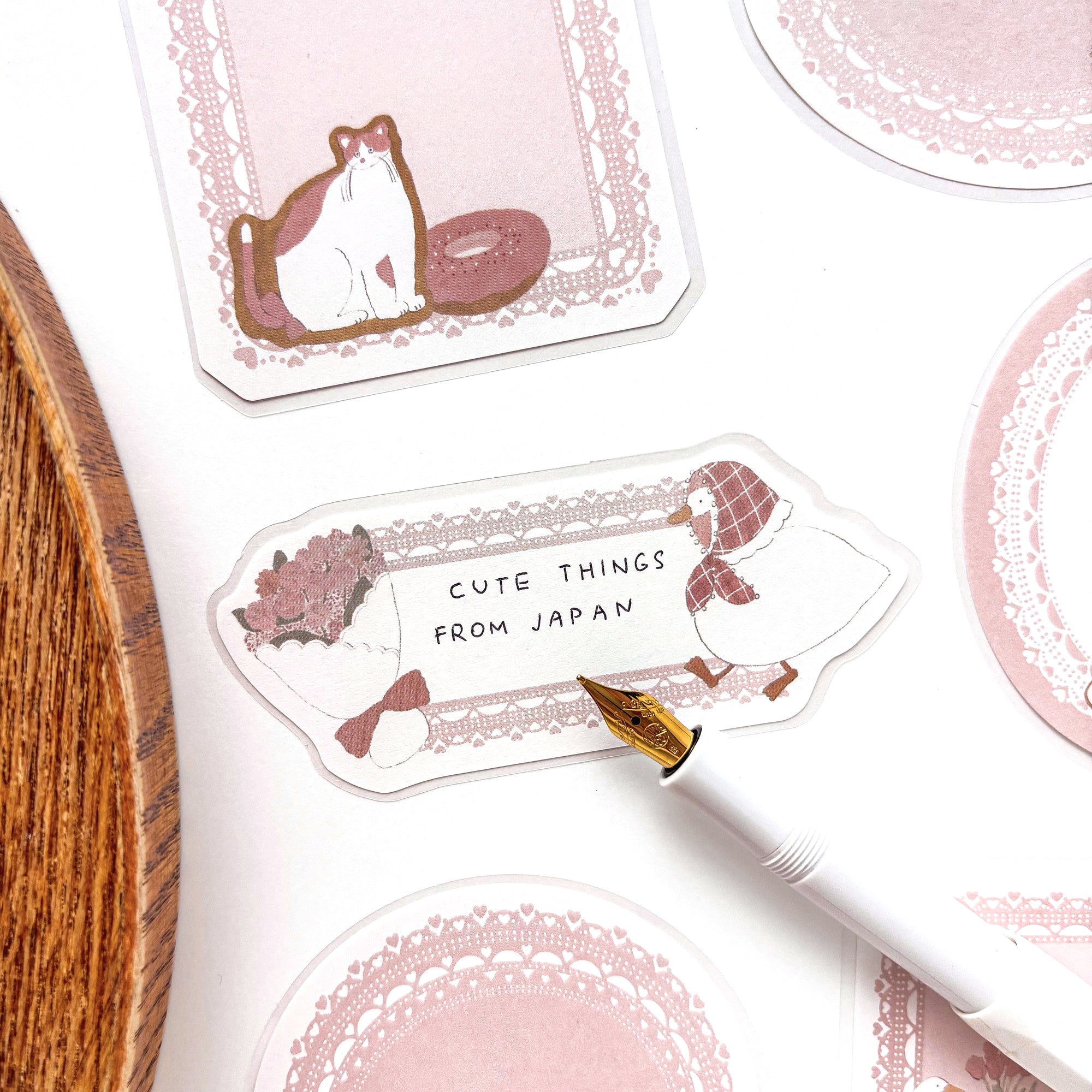 Shoichiro Tobimatsu / Flake Sticky Notes - Pink Favorite