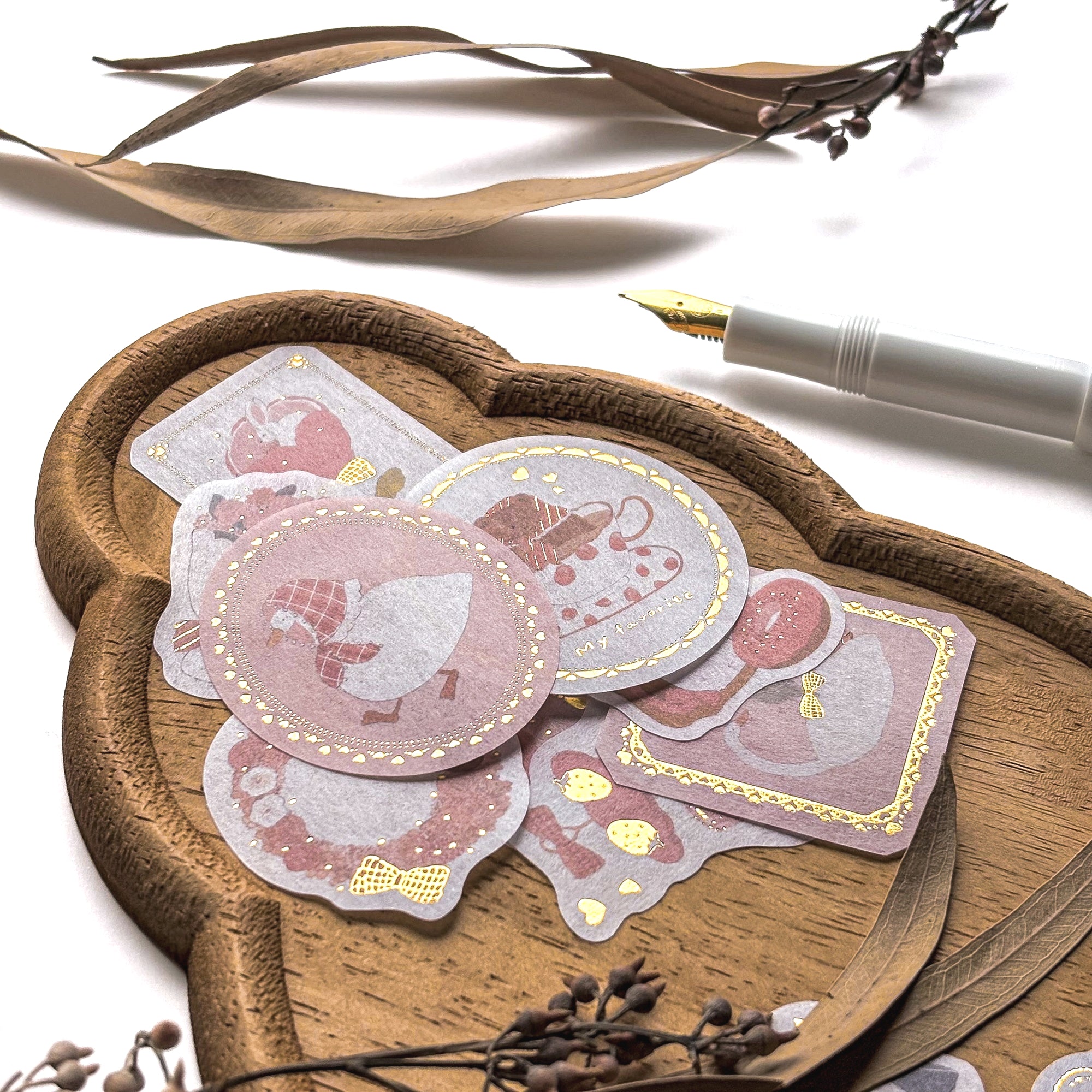Shoichiro Tobimatsu / Flake Stickers - Pink Favorite