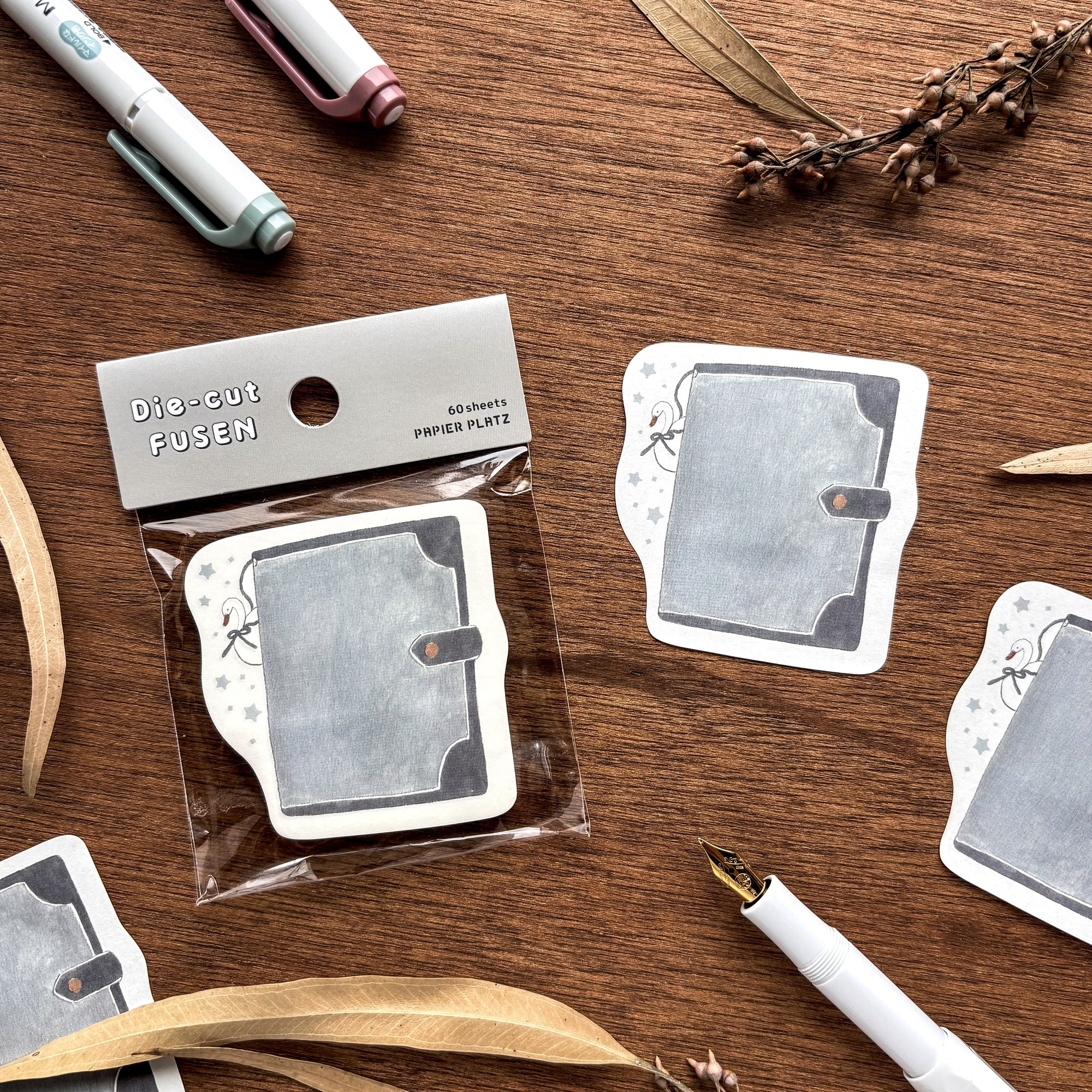 Shoichiro Tobimatsu / Die-cut Sticky Notes - Swan & Planner
