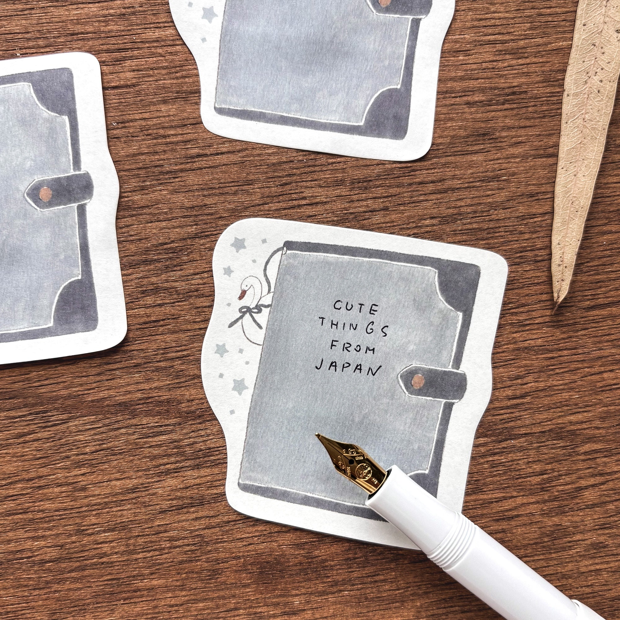 Shoichiro Tobimatsu / Die-cut Sticky Notes - Swan & Planner