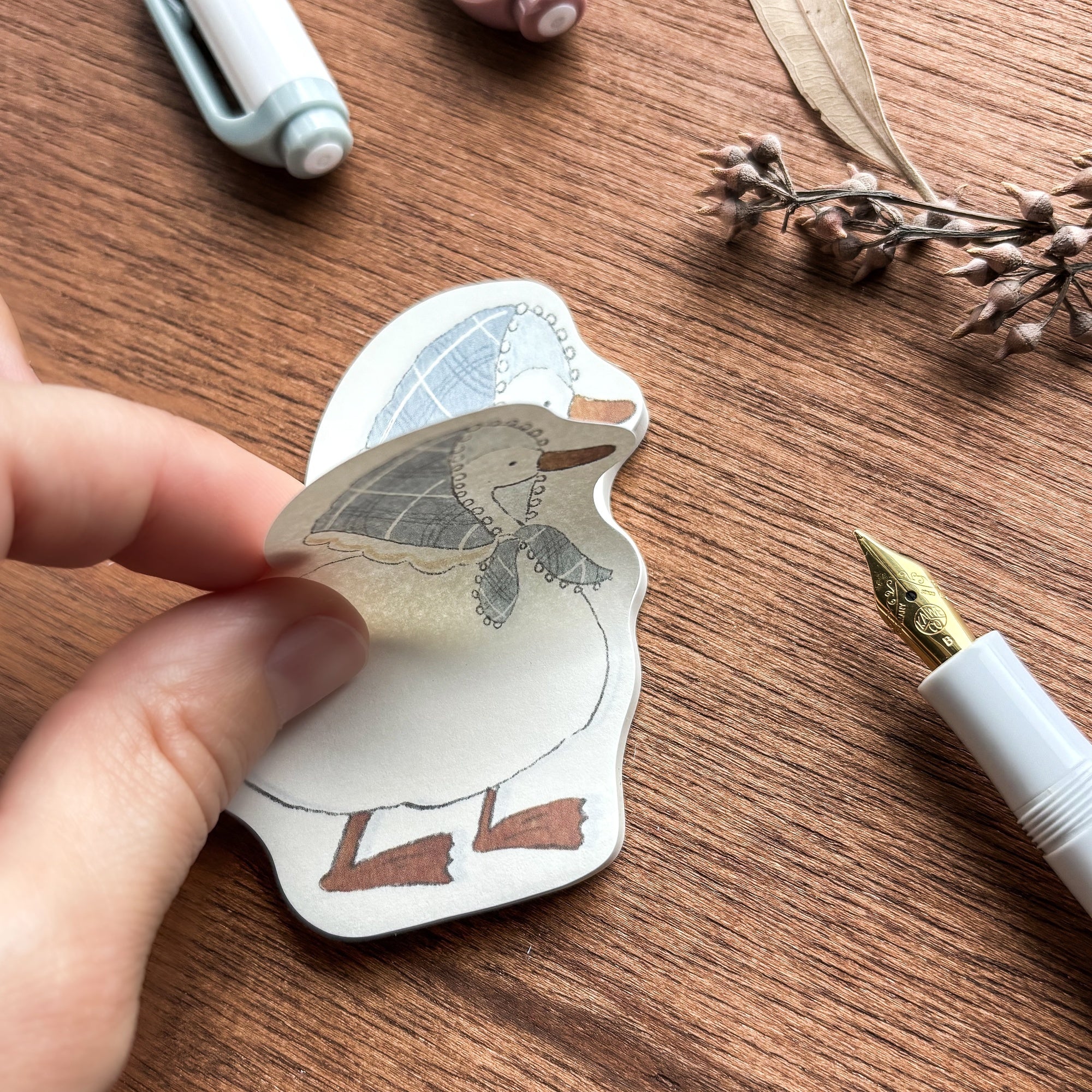 Shoichiro Tobimatsu / Die-cut Sticky Notes - Duck