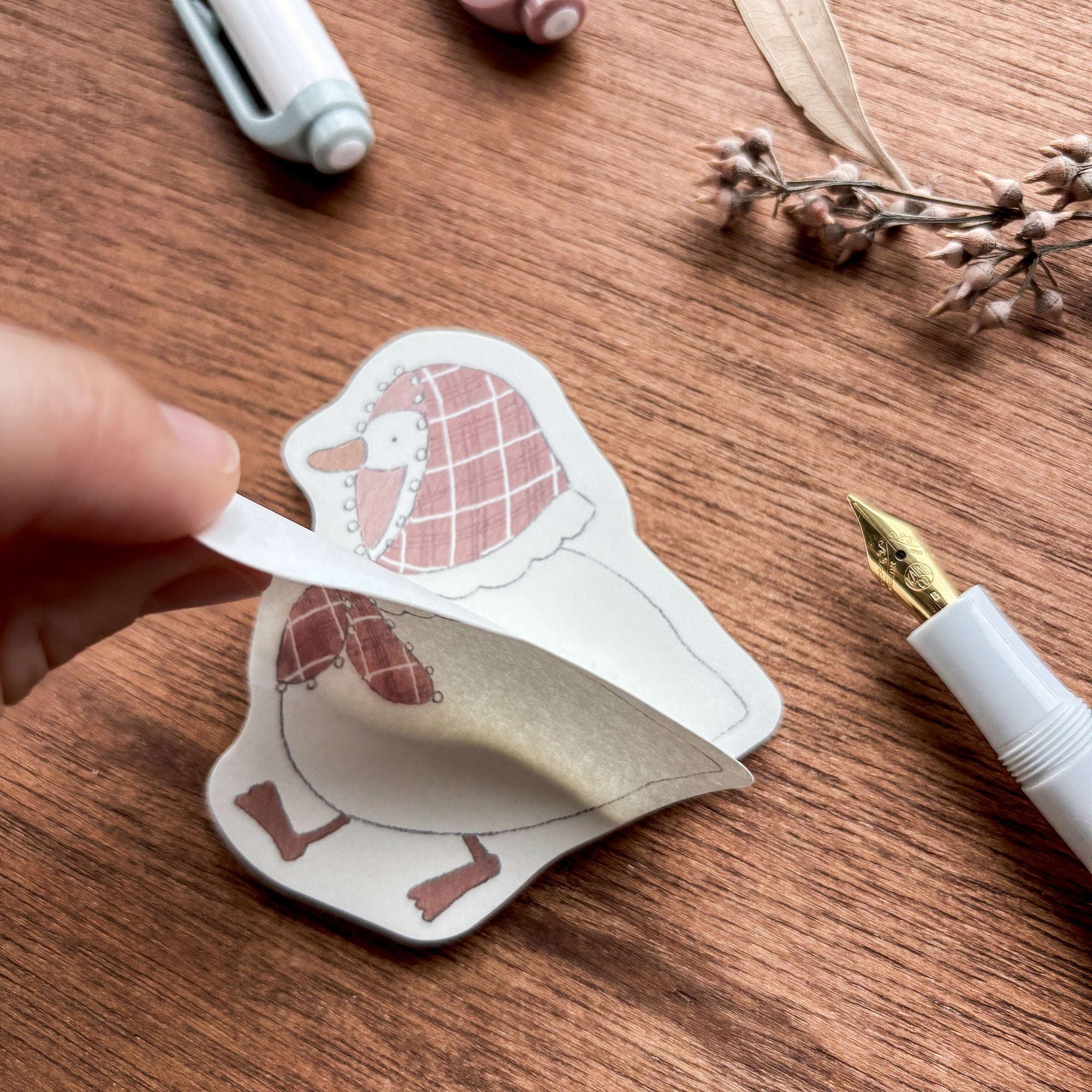 Shoichiro Tobimatsu / Die-cut Sticky Notes - Duck