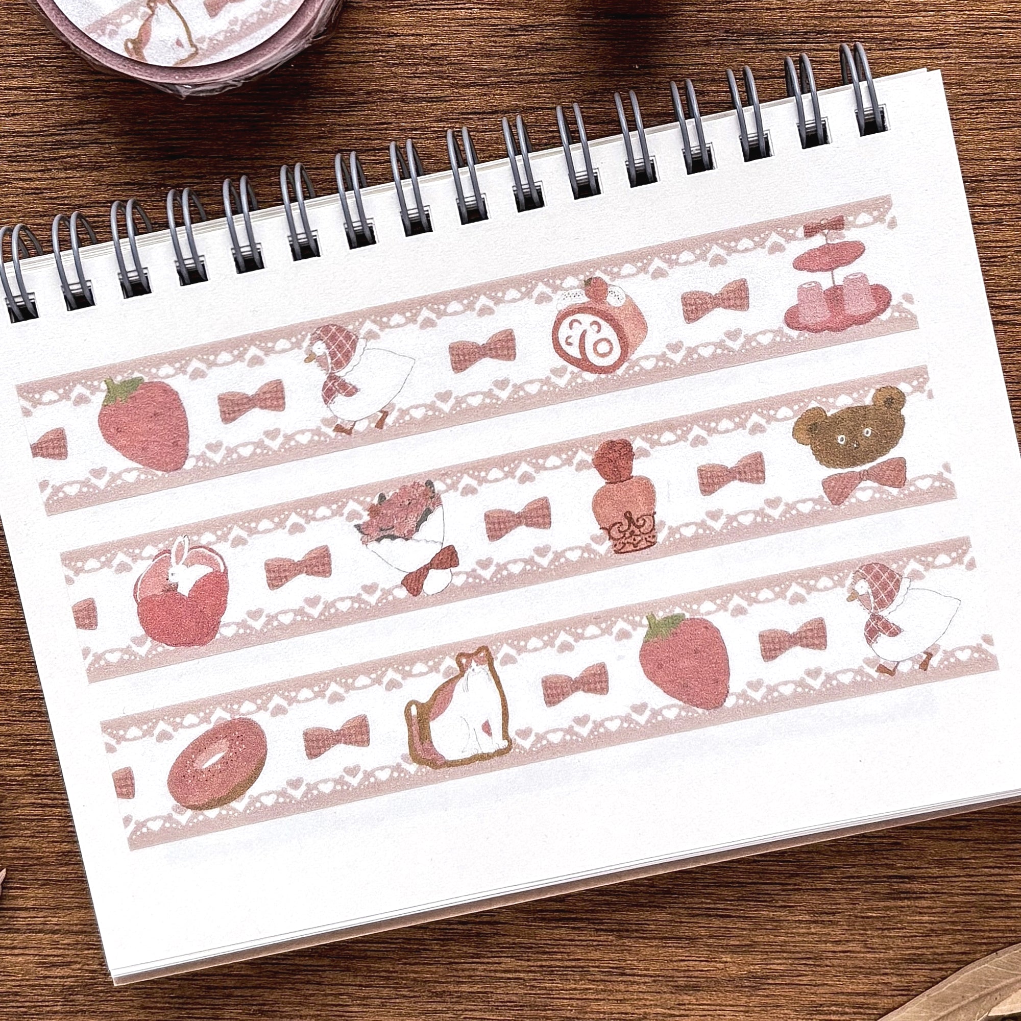 Shoichiro Tobimatsu / Washi Tape - Sugar Ribbon (pink)