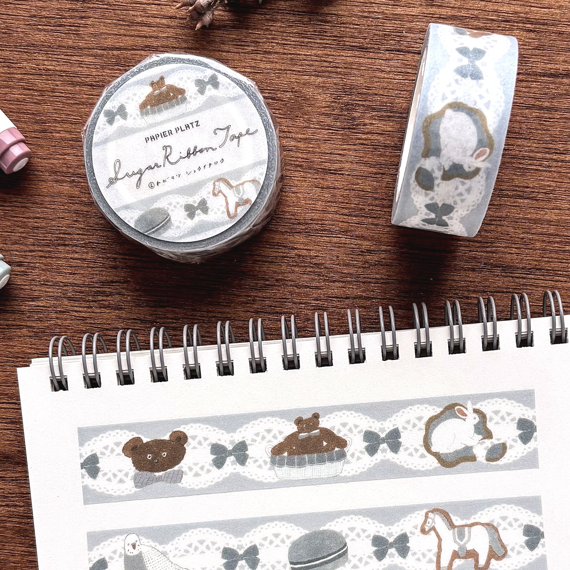 Shoichiro Tobimatsu / Washi Tape - Sugar Ribbon (blue)