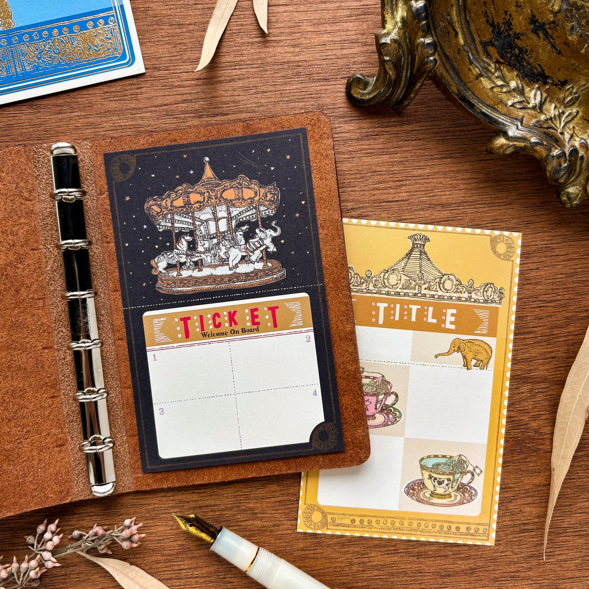 Aya Inoue / Double-Sided Memo Pad - Carousel