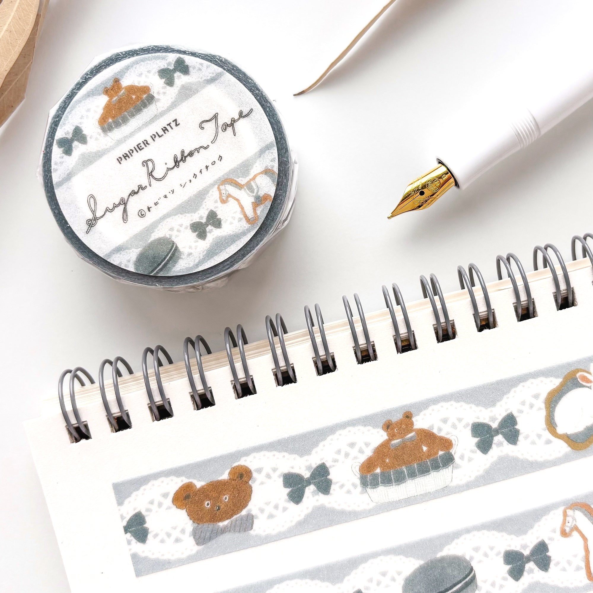 Shoichiro Tobimatsu / Washi Tape - Sugar Ribbon (blue)