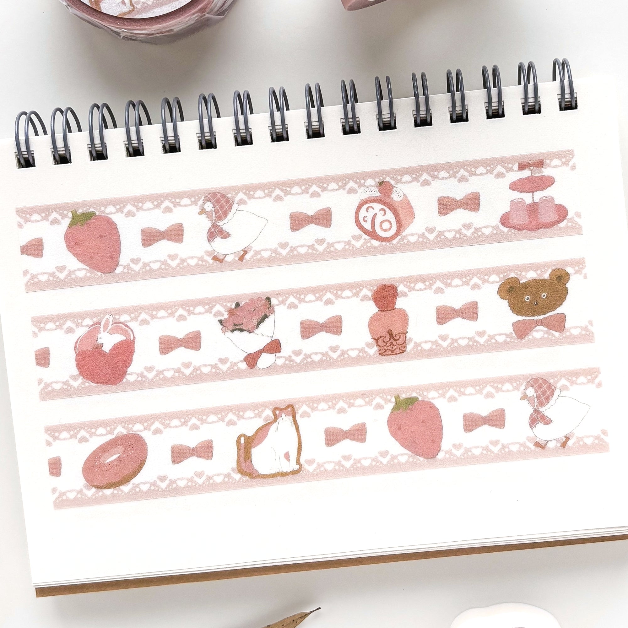 Shoichiro Tobimatsu / Washi Tape - Sugar Ribbon (pink)