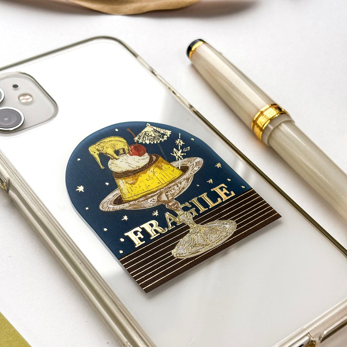 Aya Inoue / Clear Shiny Sticker - Pudding