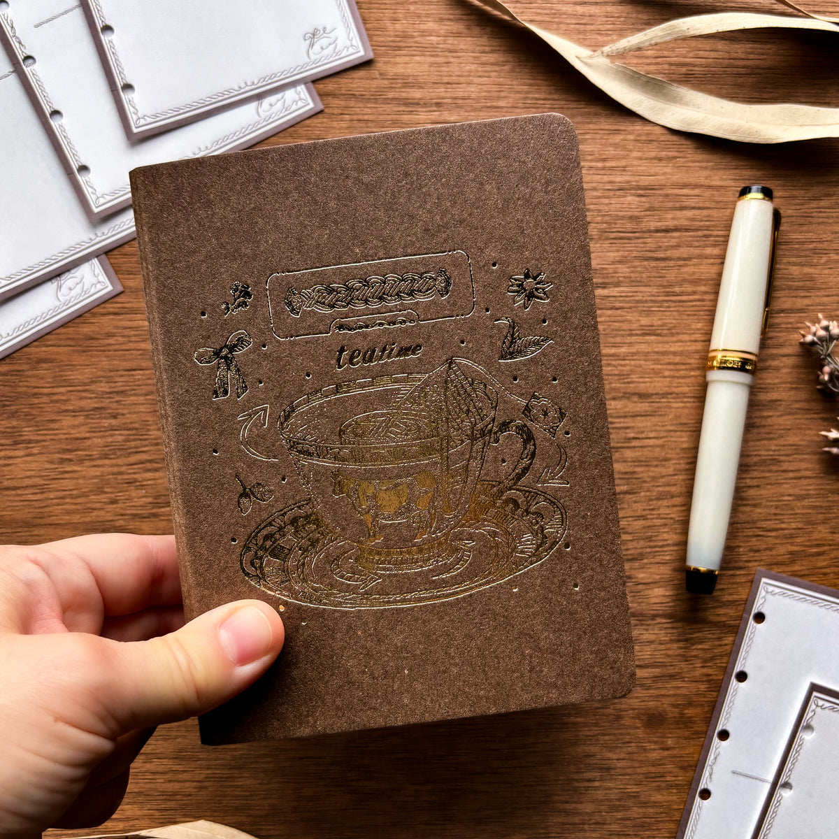 Aya Inoue / M6 Papre Ring Binder - Tea Cup