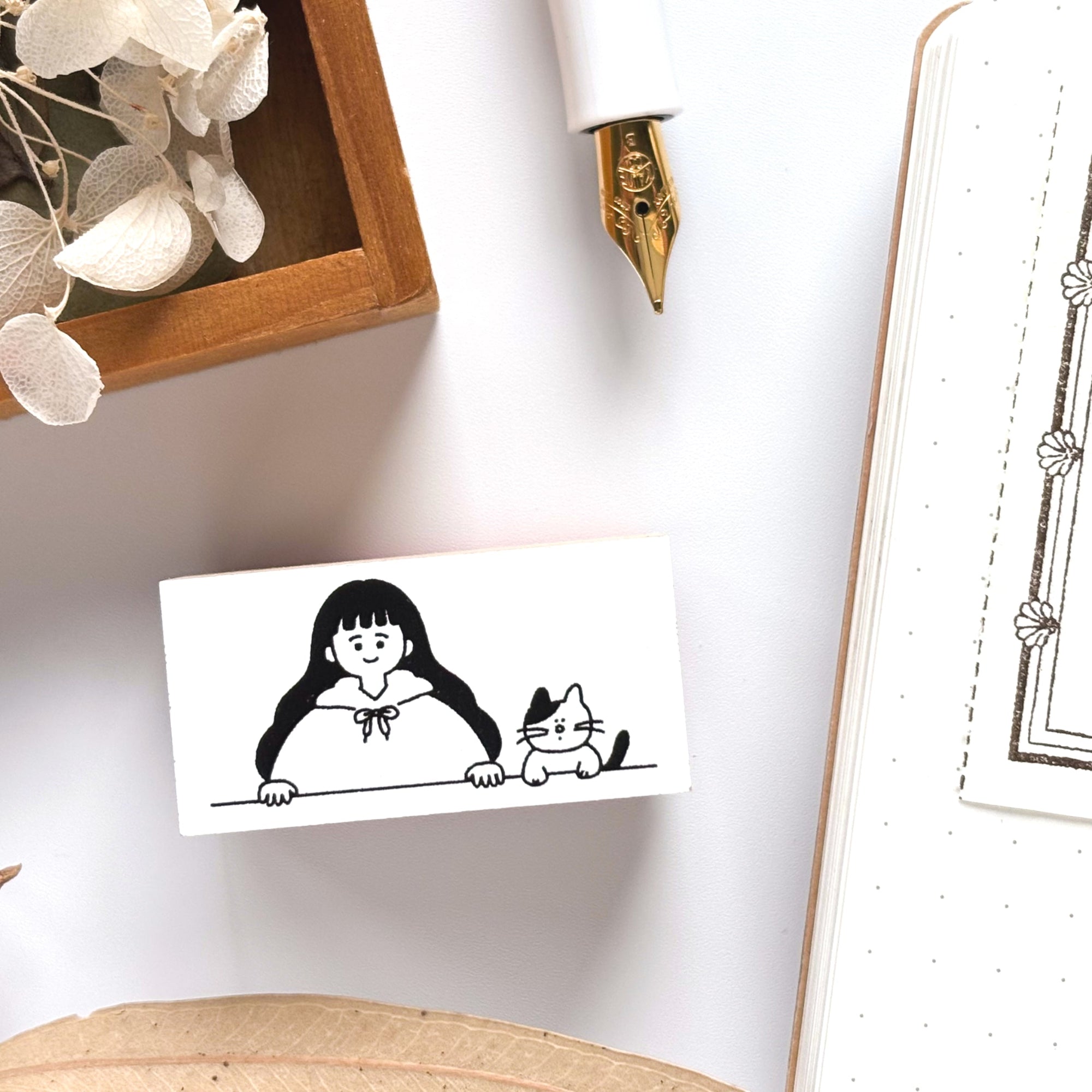 Peppoko / Rubber Stamp - Hello Friends