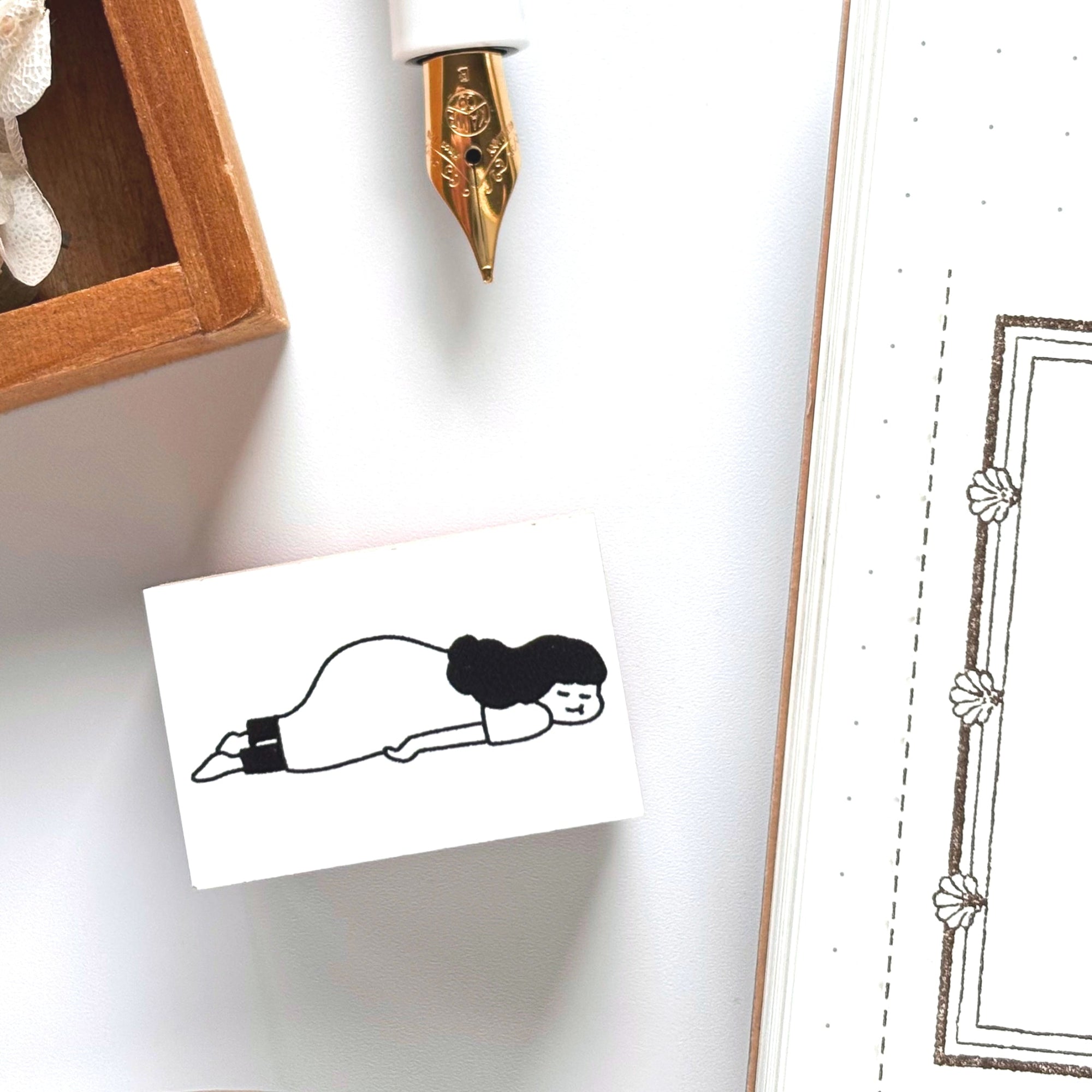 Peppoko / Rubber Stamp - Lazy Day