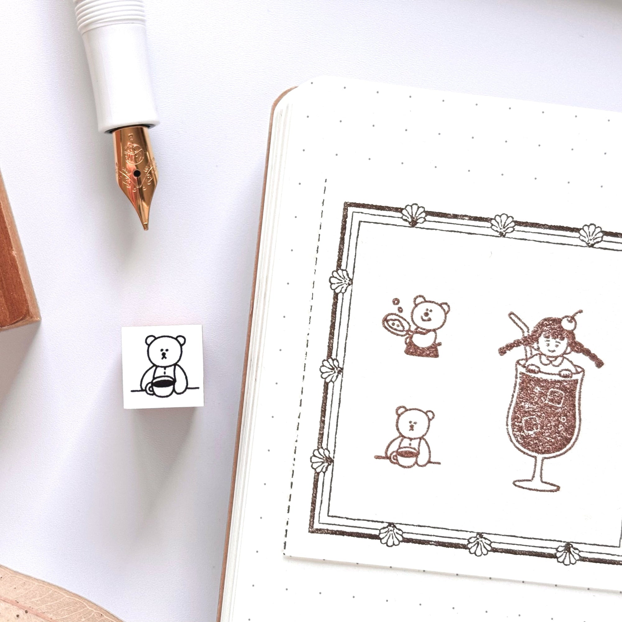 Peppoko / Mini Rubber Stamp - Take a Break