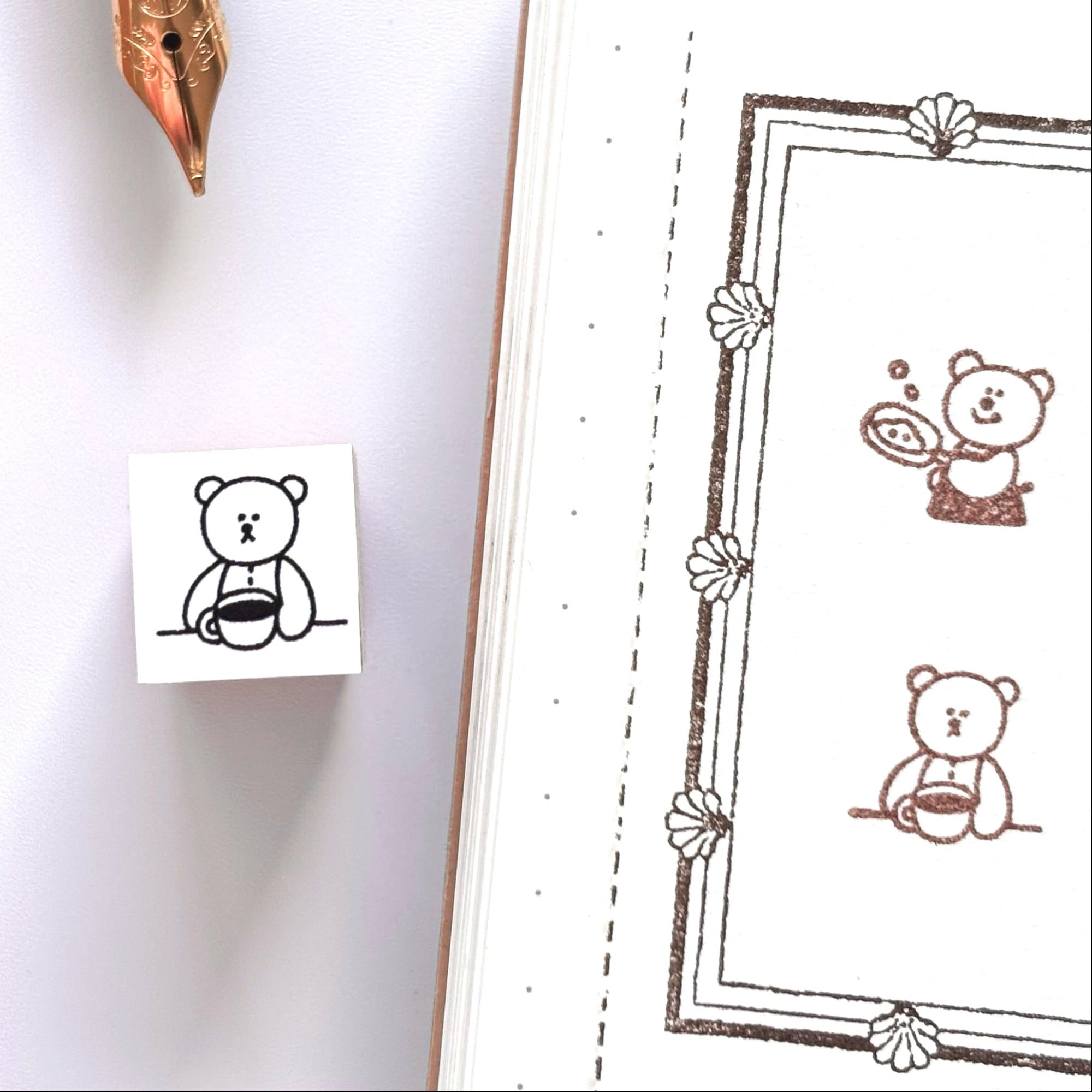 Peppoko / Mini Rubber Stamp - Take a Break