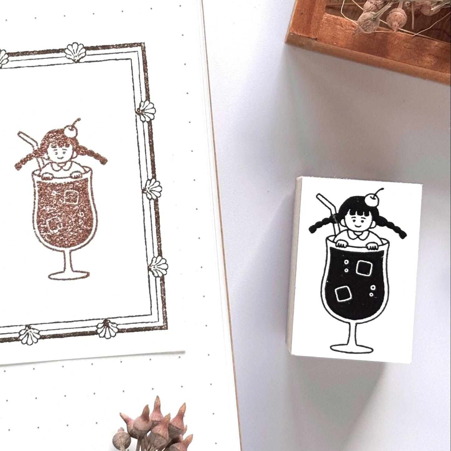Peppoko / Rubber Stamp - Cream Soda
