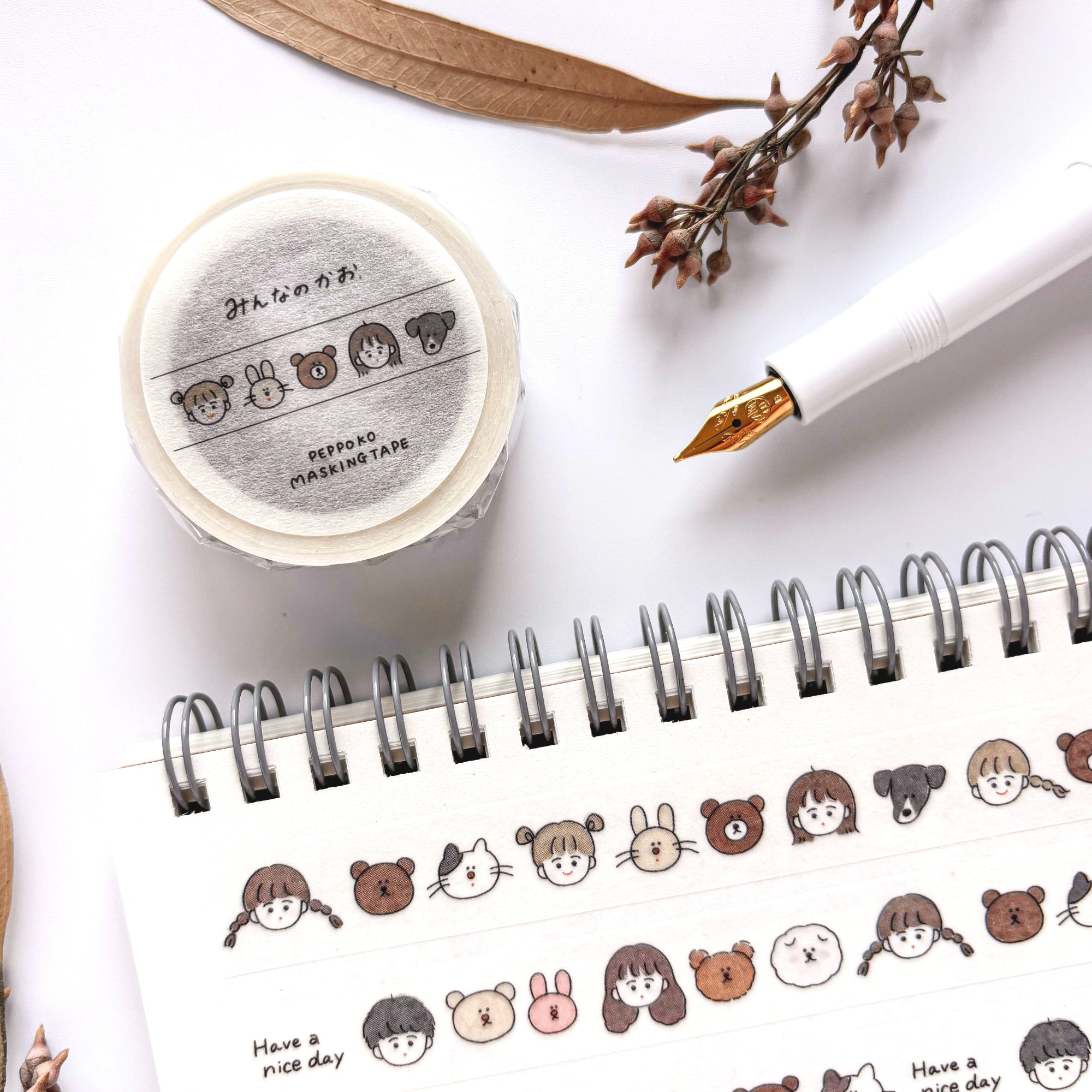 Peppoko / Washi Tape - Faces
